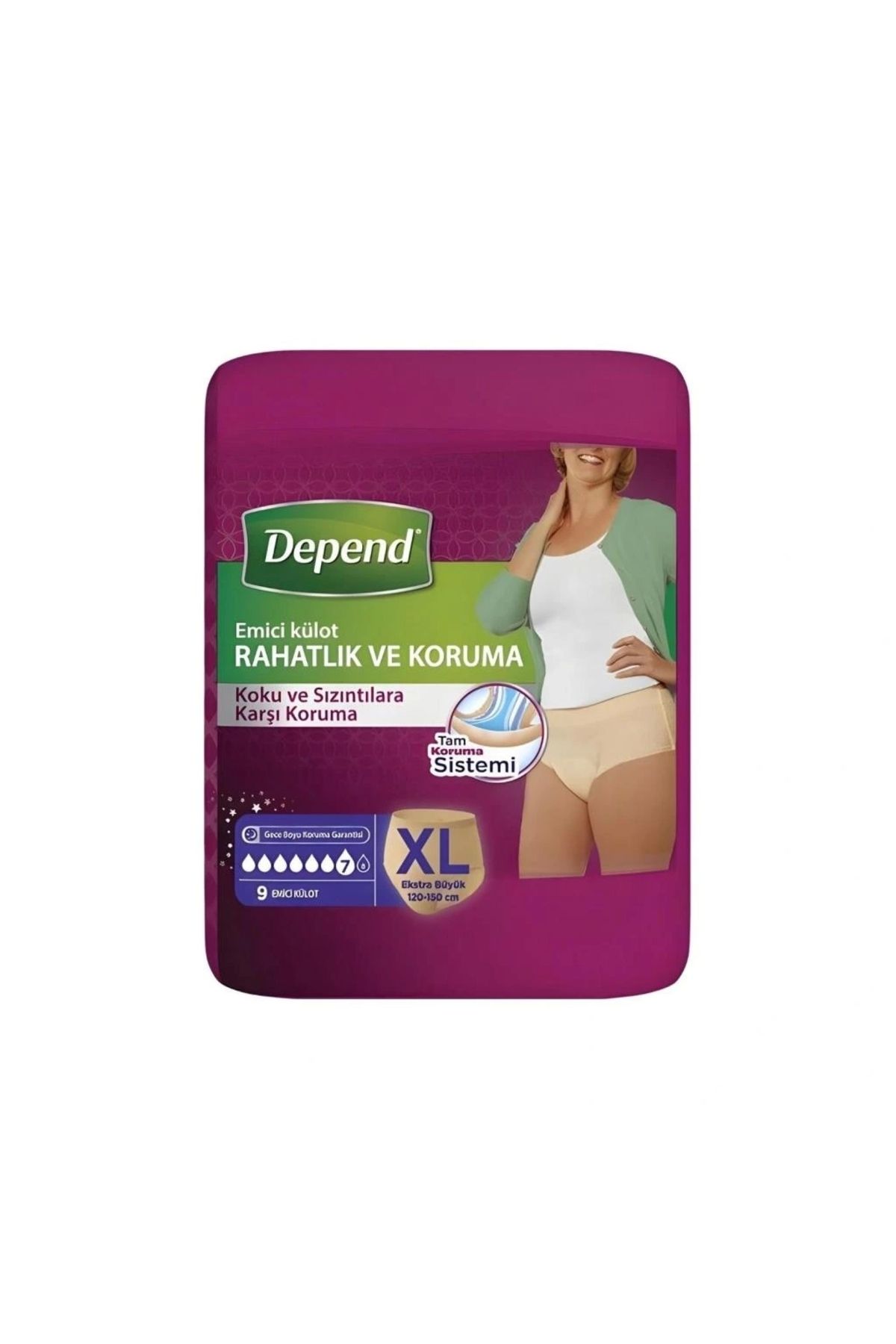 Eng Nessiworld Depend Emici Külot Extra Büyük Boy Kadın 9 Adet