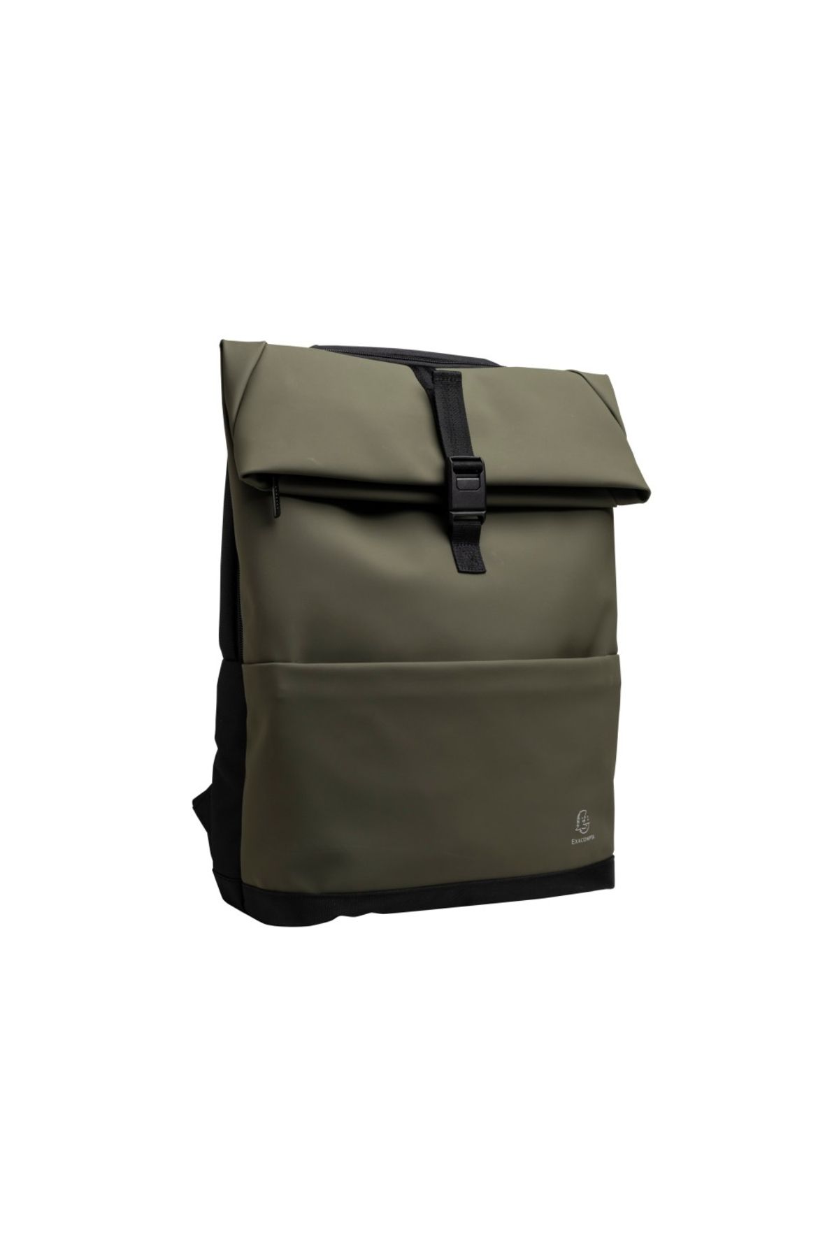 Exacompta-15.6" Laptop Backpack, Modern Design, With 2 Large Pockets, Khaki Color 2