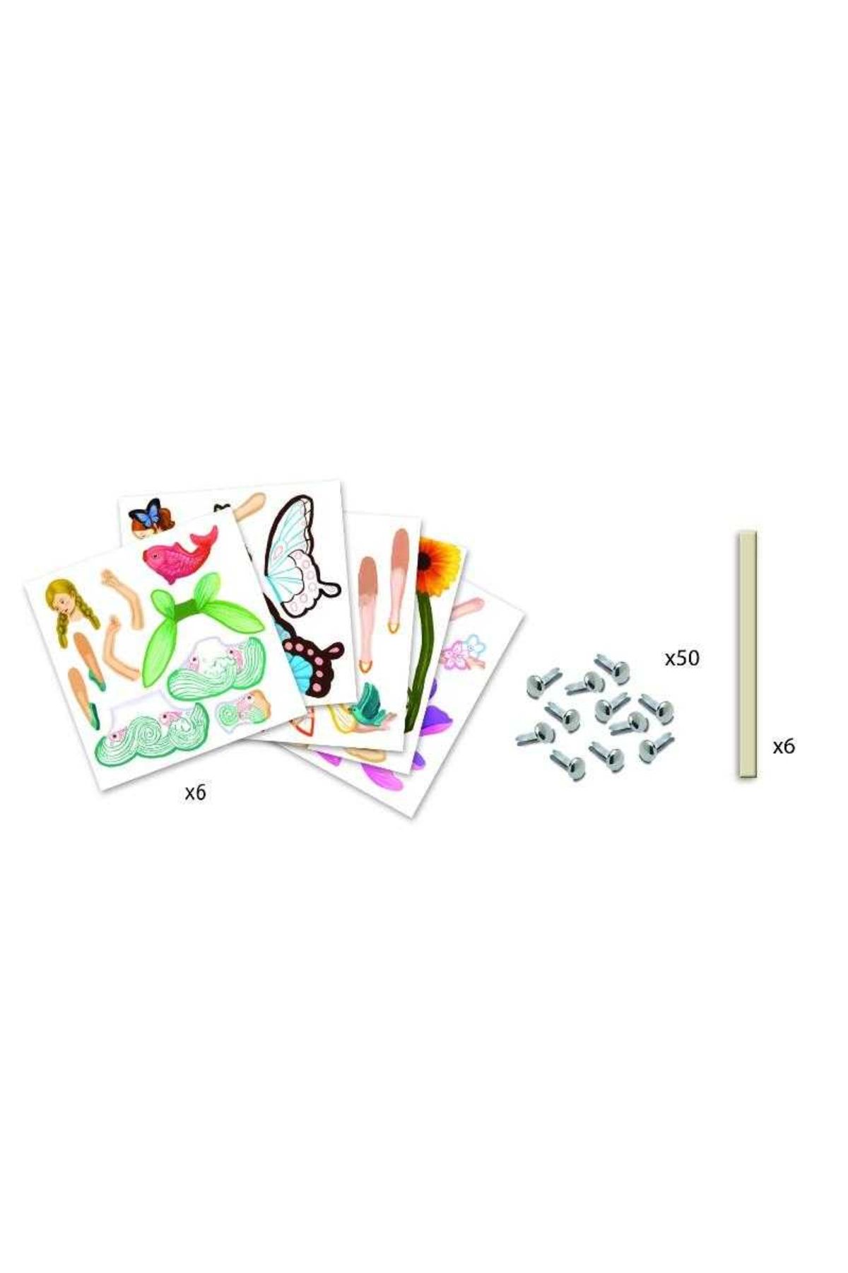 djeco-Moving Fairies - Building Set with Pushpins 2