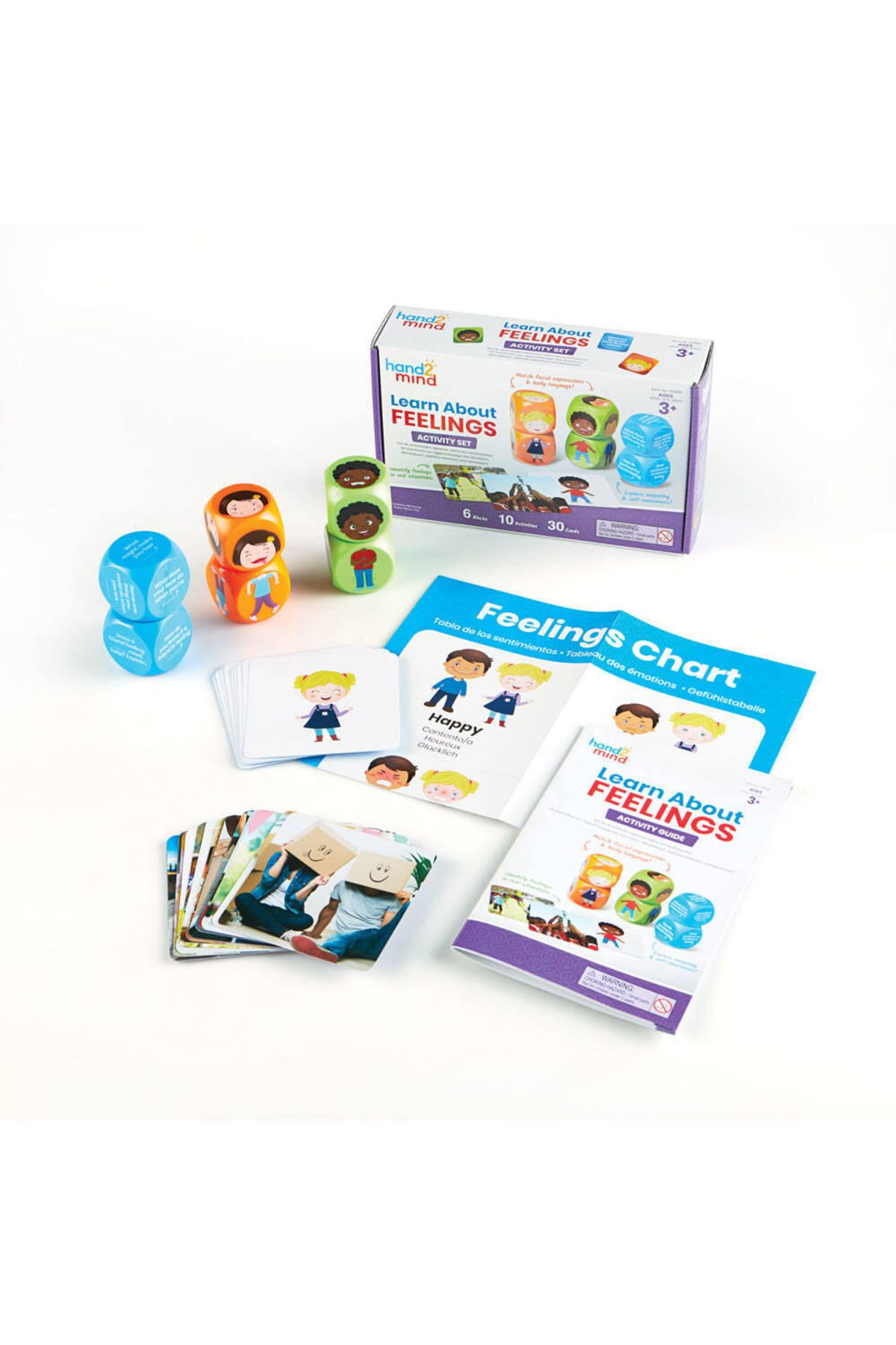Hand2Mind-Conversation Cubes - Learn all about emotions 1