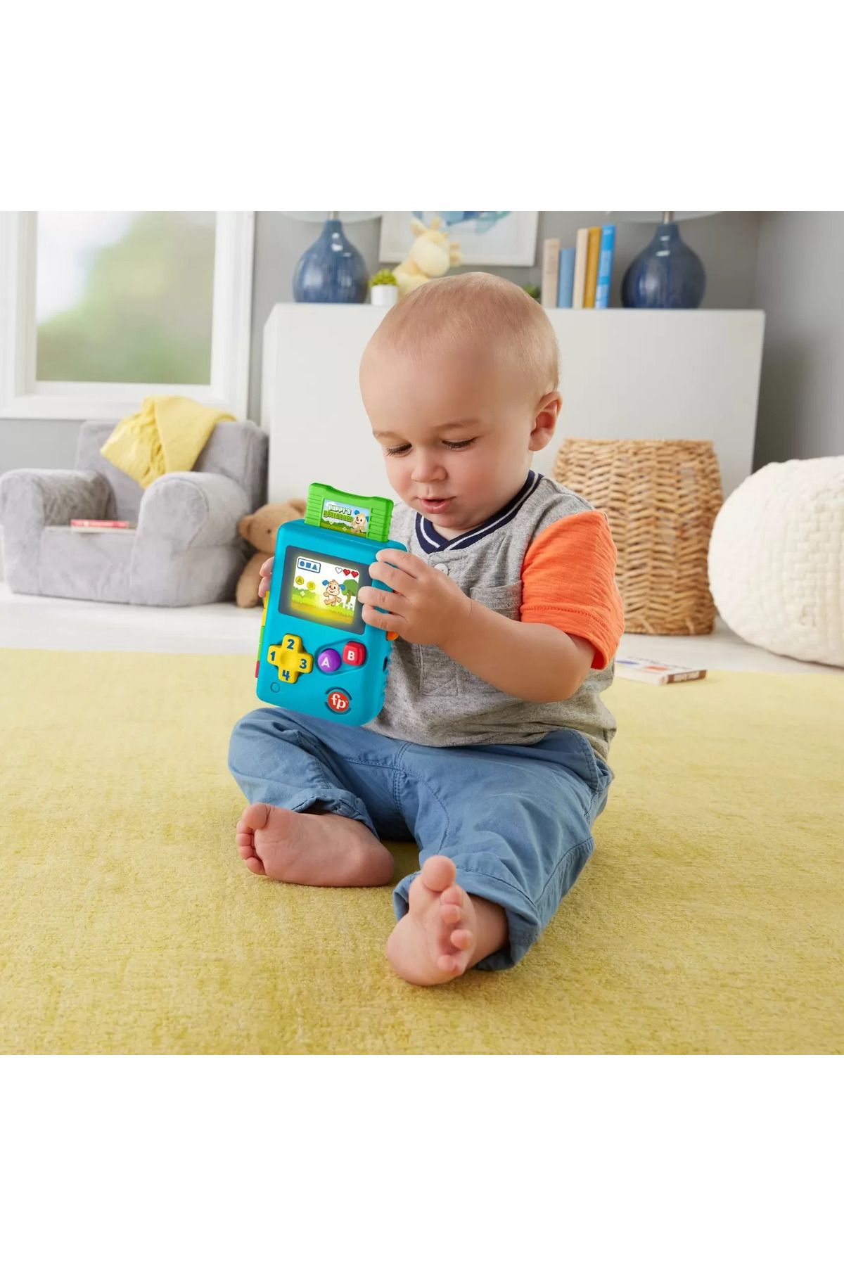 mattel-Fisher Price Laugh&learn Interactive Game Console in Romanian 3