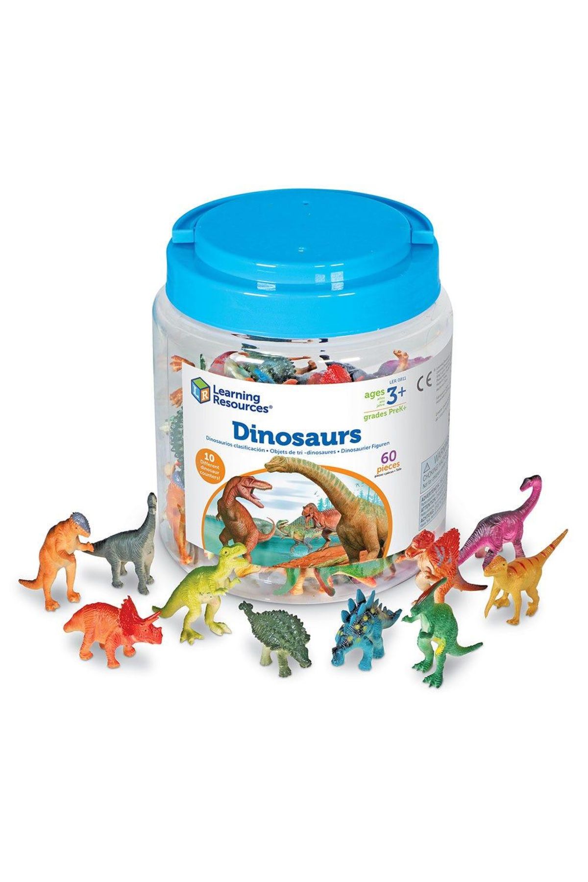 Learning Resources-Set pentru sortat - Dinozauri jucausi - 60 piese 3