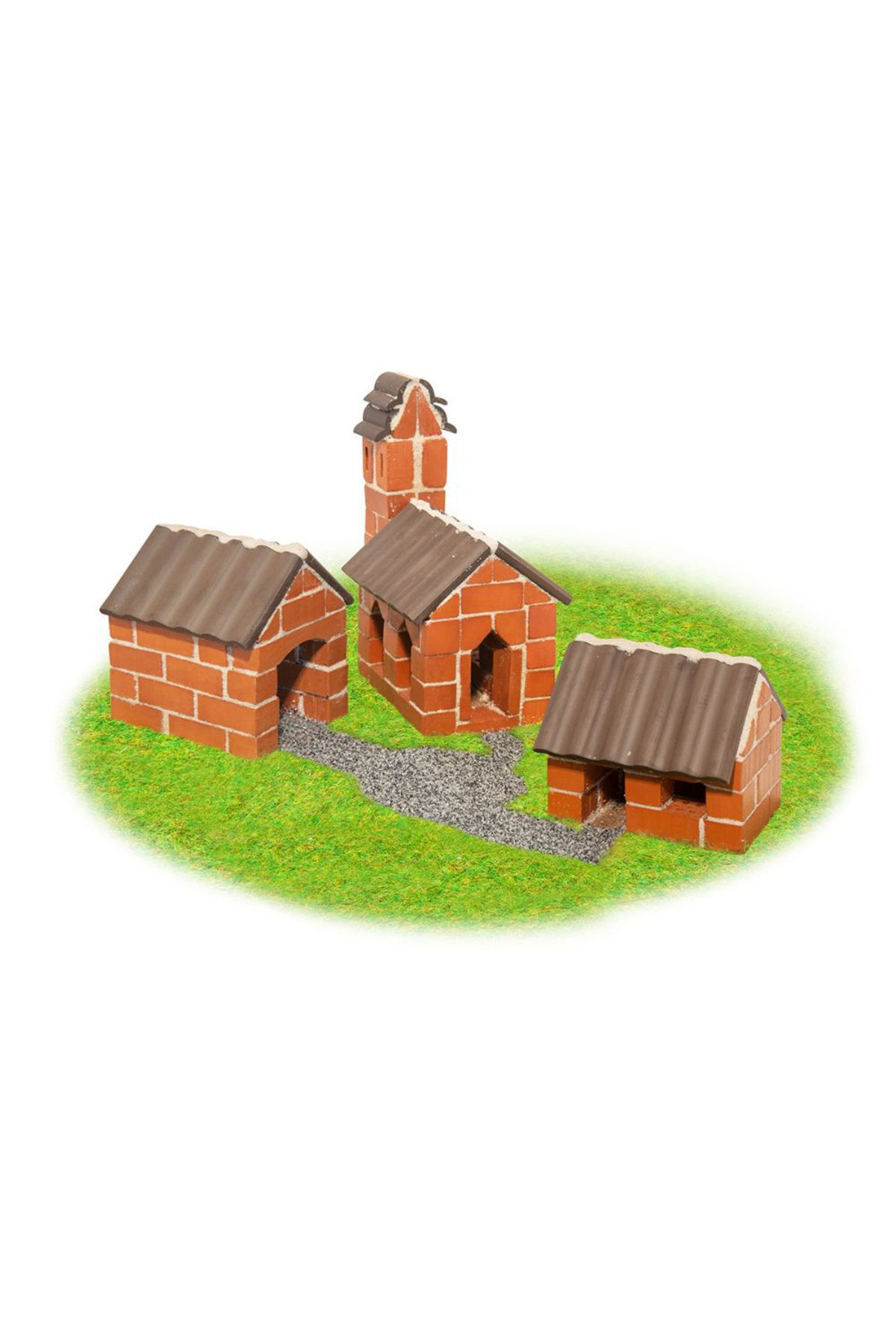 Teifoc Set De Construit Din Caramizi In Miniatura - Casute Rurale - Mărime unică