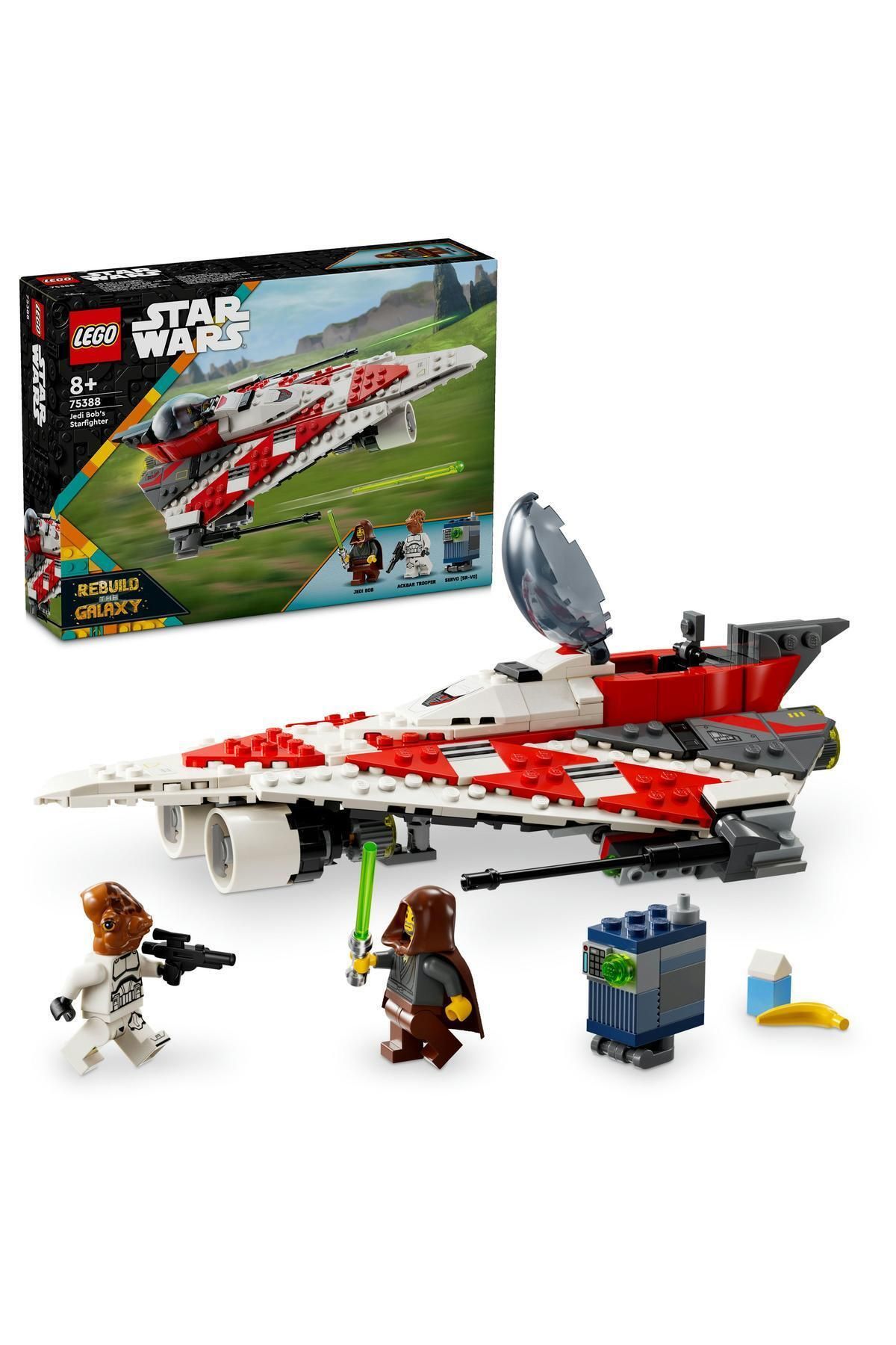 LEGO Starfighter Al Lui Jedi Bob Din Războiul Stelelor - Jucărie De Construcție (305 De Piese) - Mărime unică