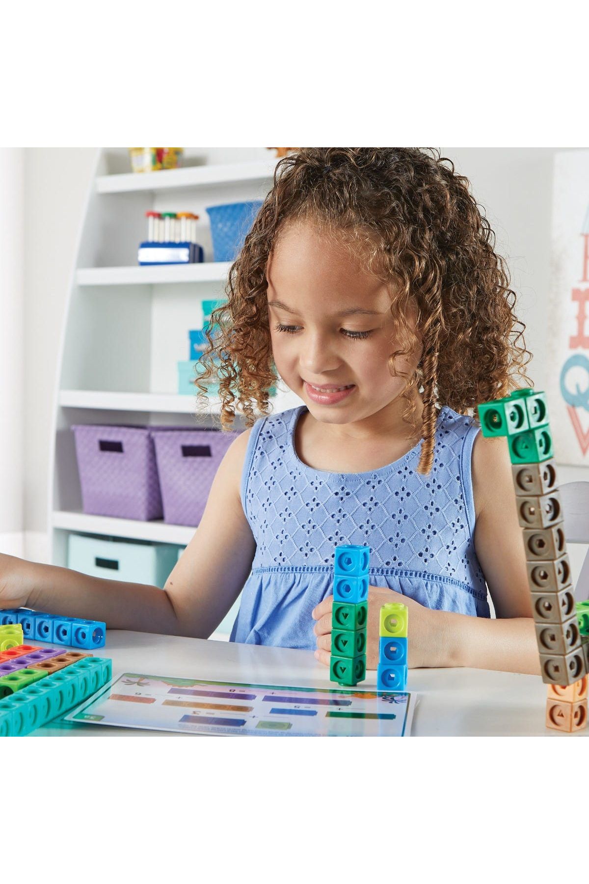 Learning Resources-Mathlink Cubes Activity Set for Beginners - Dinosaurs 3