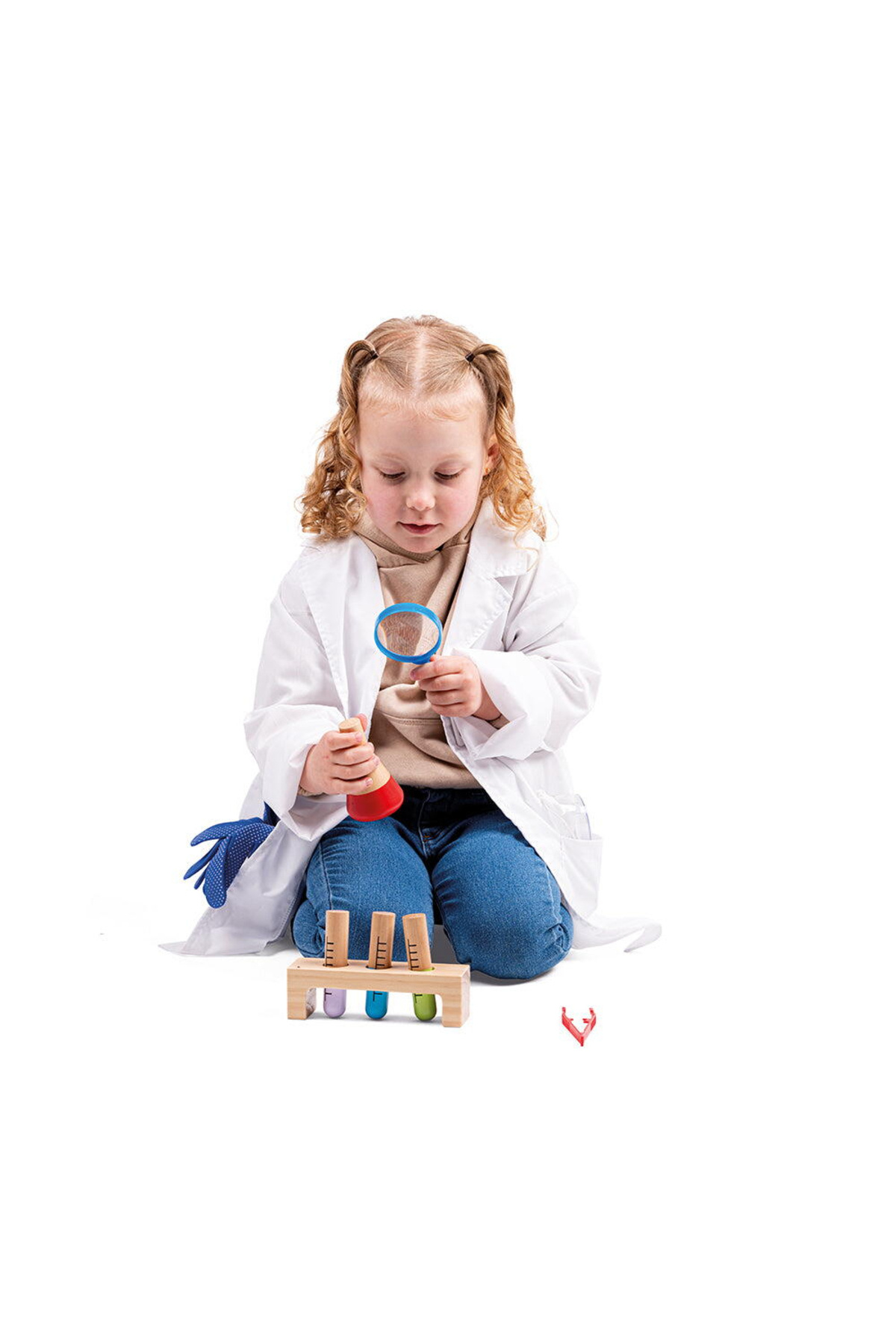 BigJigs-Set costum si accesorii de laborator pentru copii 4