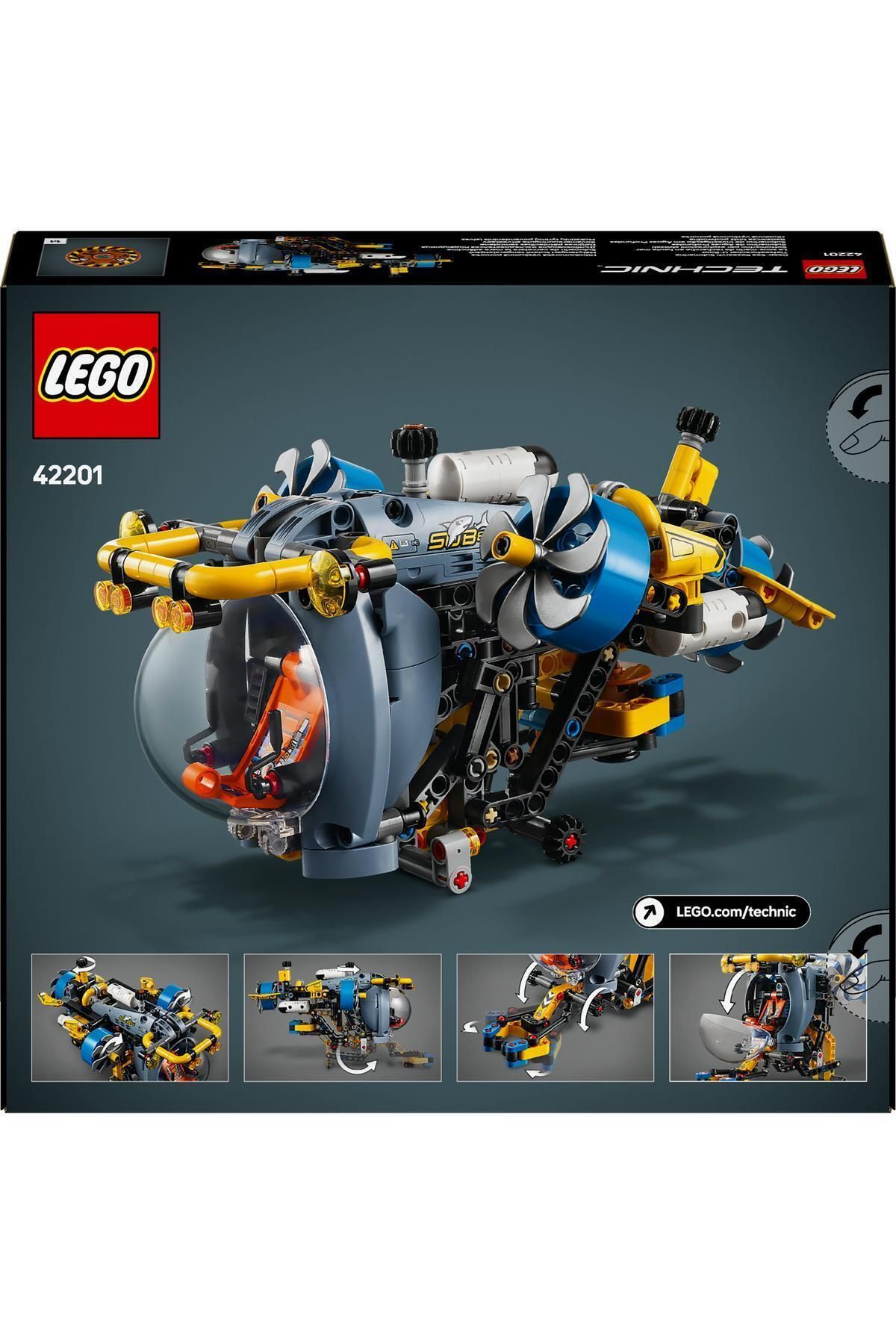 LEGO-® Technic Submarin de explorare în adâncurile mării 42201 - Kit de construcție pentru vârste de 9 ani și peste (413 piese) 3