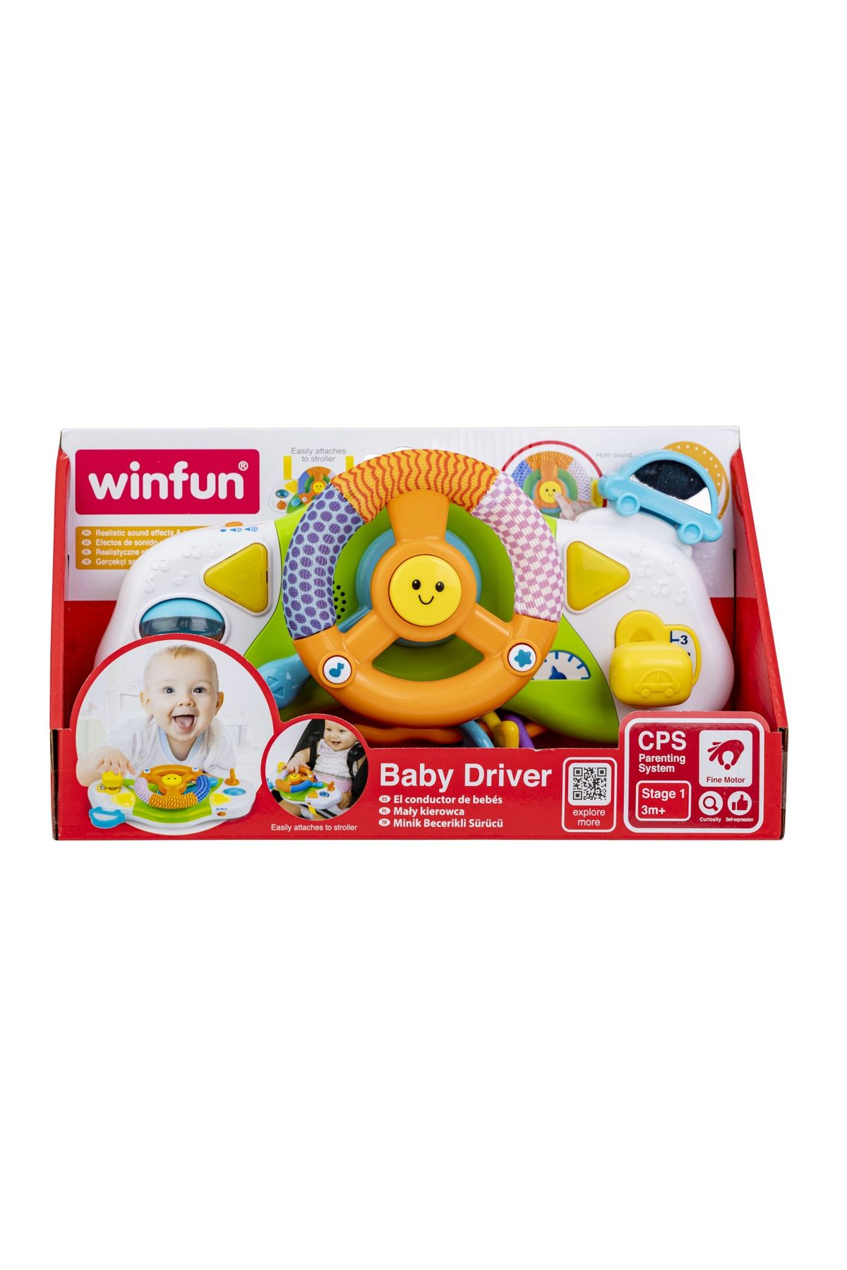 WINFUN Volan Interactiv Pentru Bebelusi, - One Size