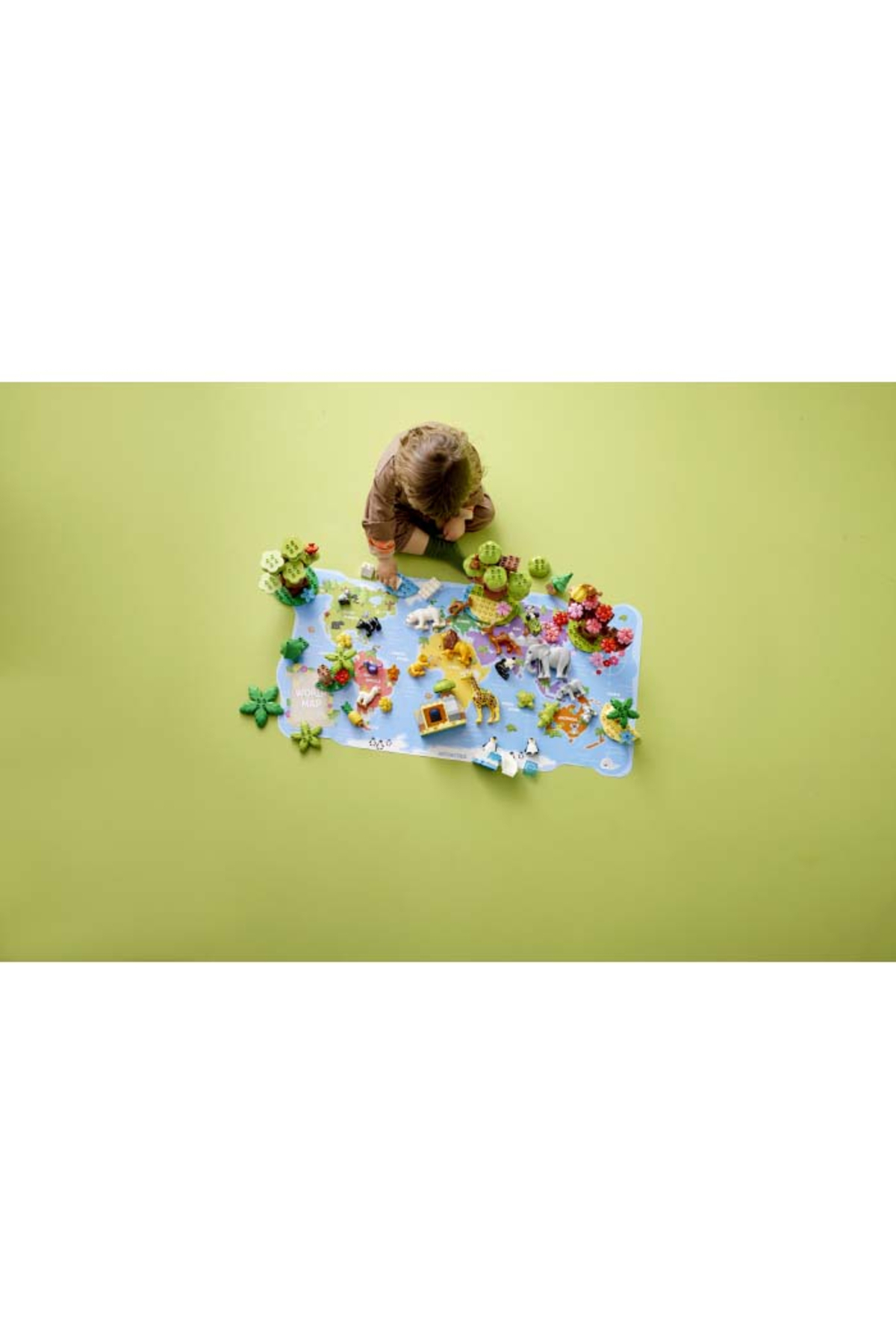 مجموعه ساختنی Duplo دنیای حیوانات وحشی برای کودکان از سن ۲ تا ۱۰ سال (۱۴۲ قطعه)