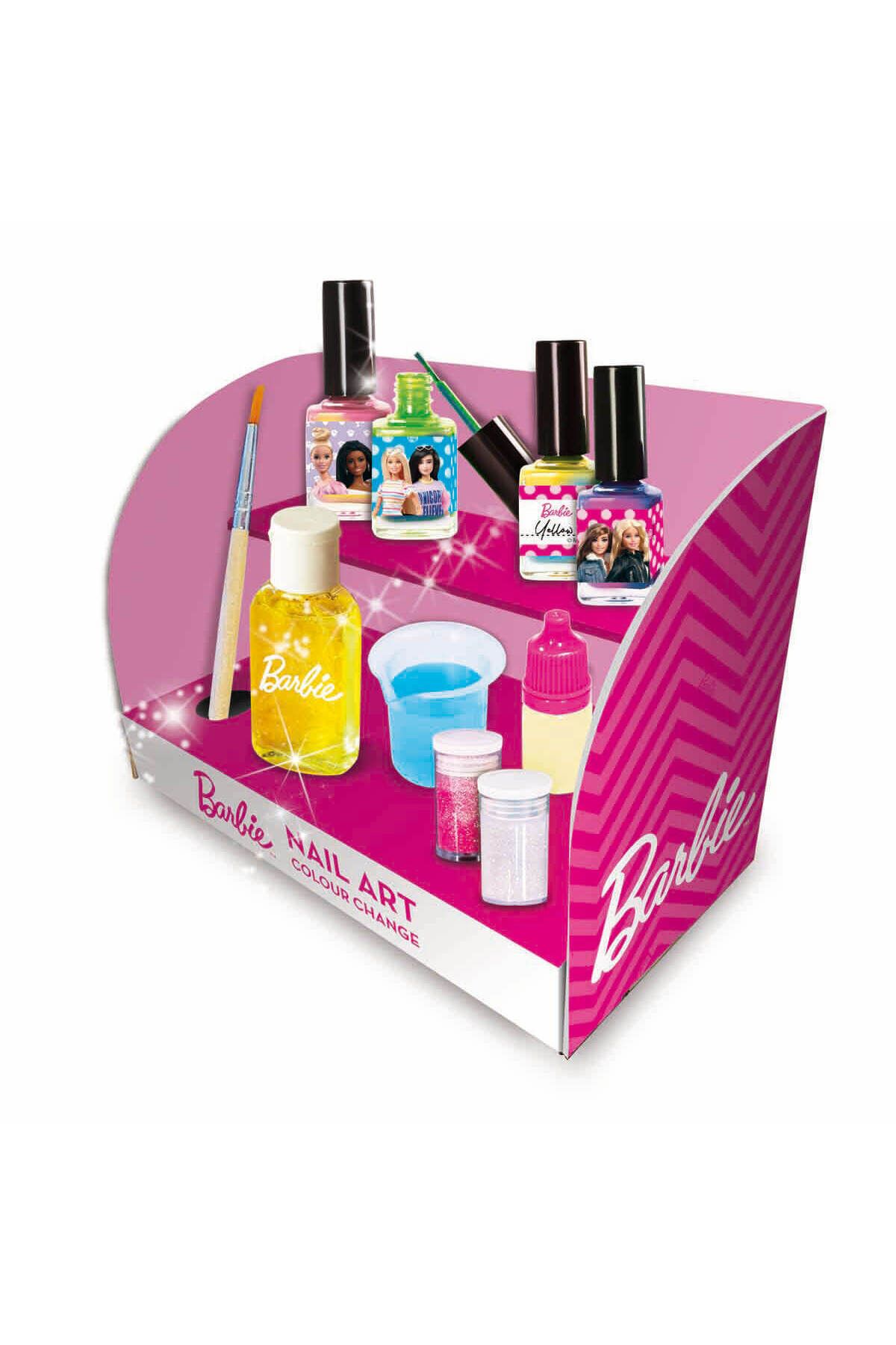 Lisciani-Set de fabricare a lacului de unghii care schimbă culoarea Barbie 3
