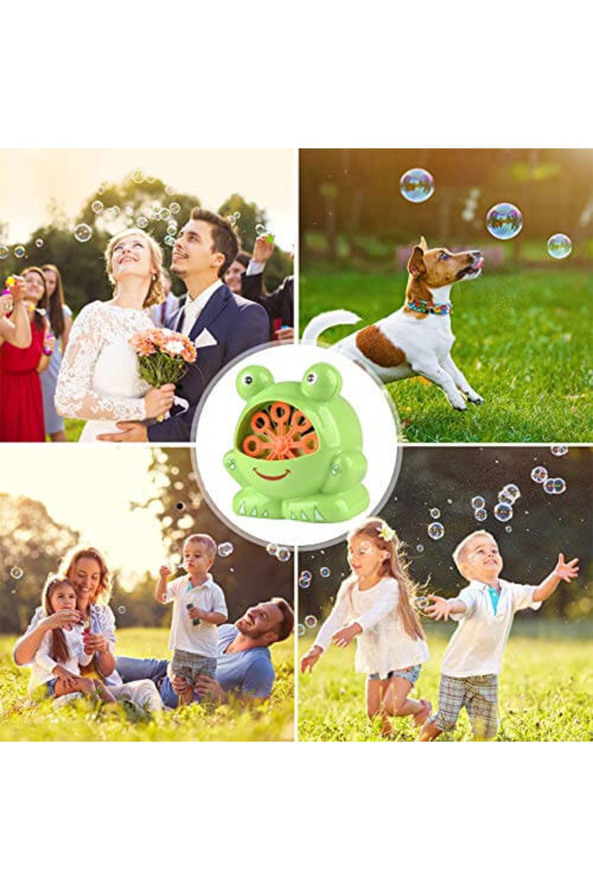 Micostore-Soap Bubble Maker - Frog Model 3