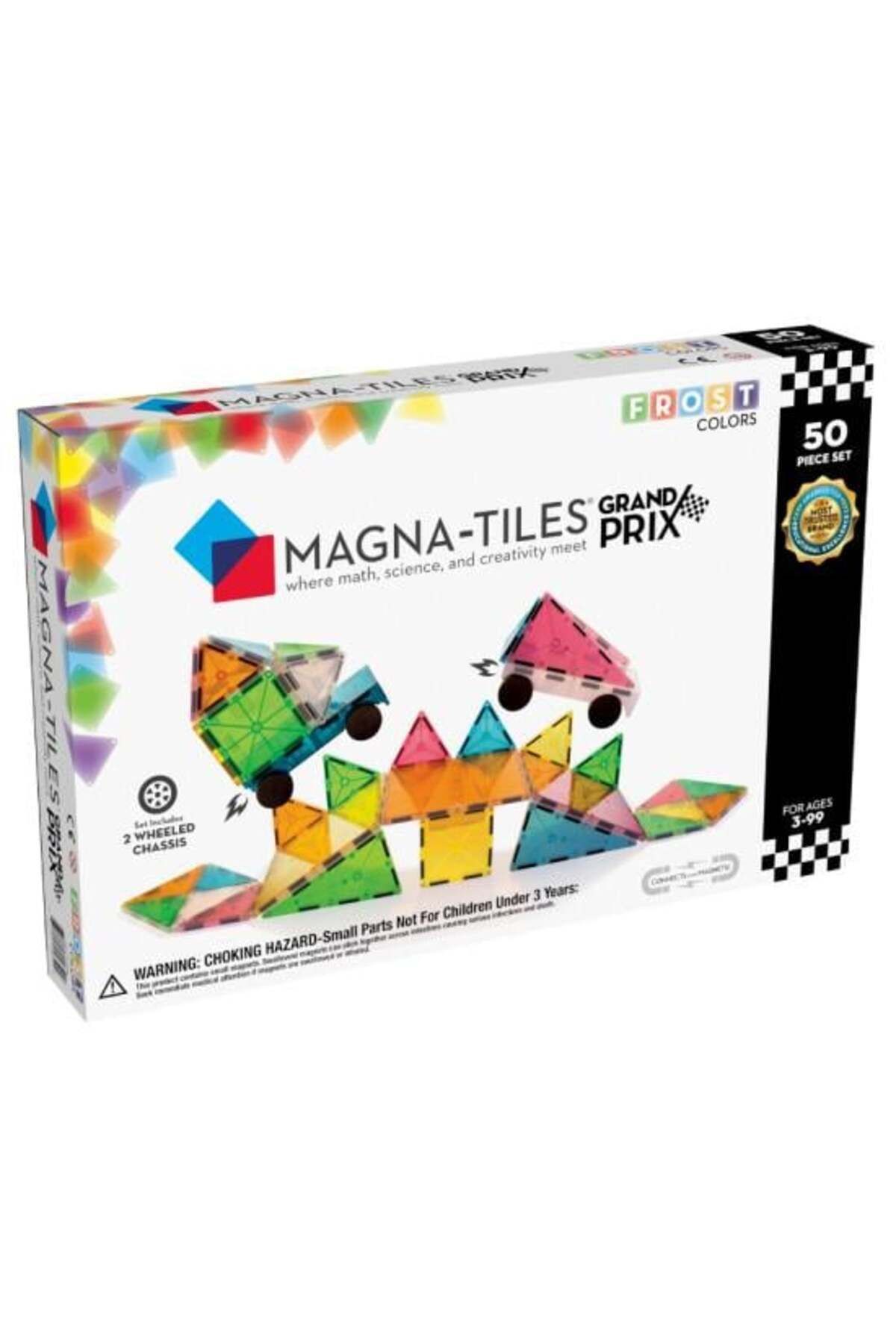 Magna Tiles Grand Prix 50 De Piese - One Size