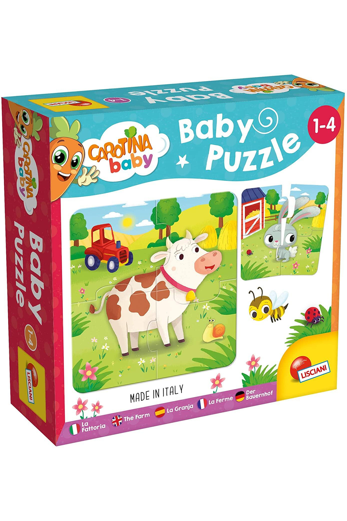 Lisciani Puzzle - Na farmě - perfektní hračka pro rozvoj dětí