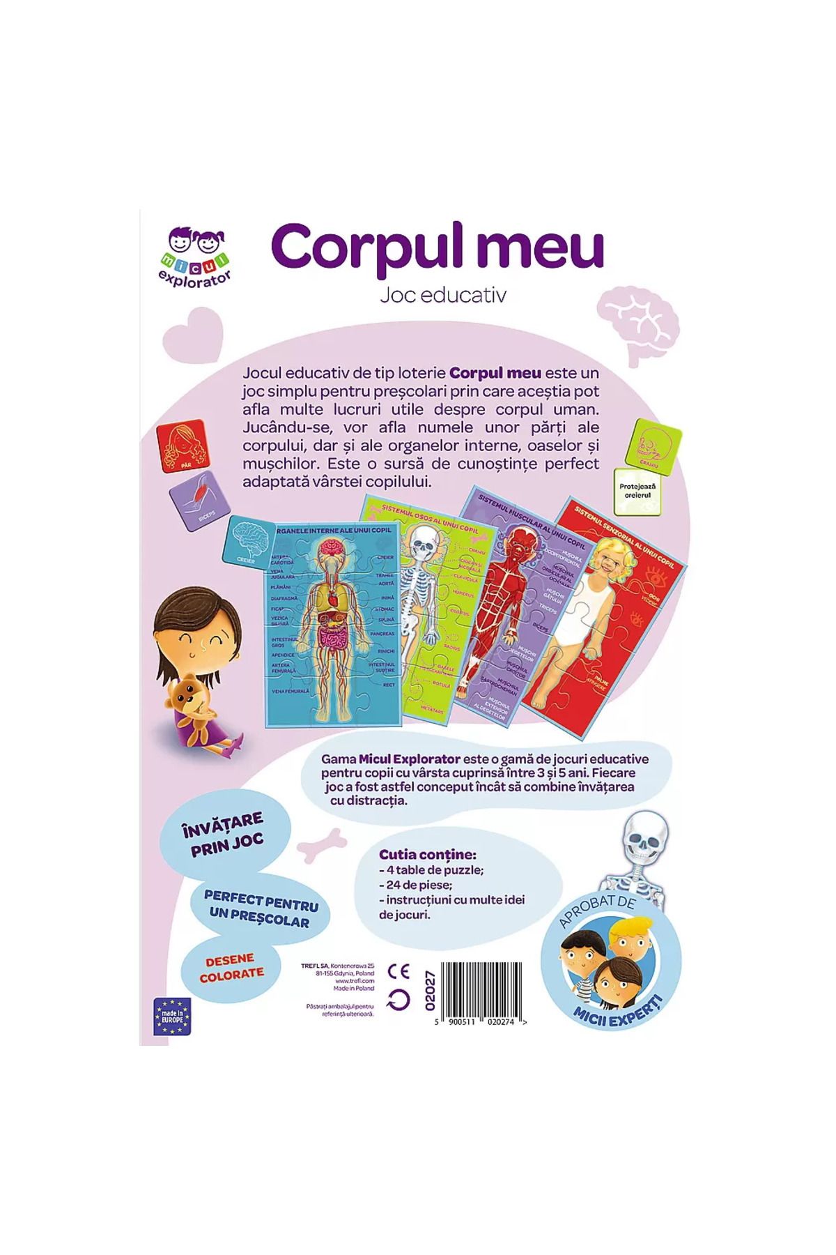 Trefl-Joc Corpul Meu Micul Explorator 3