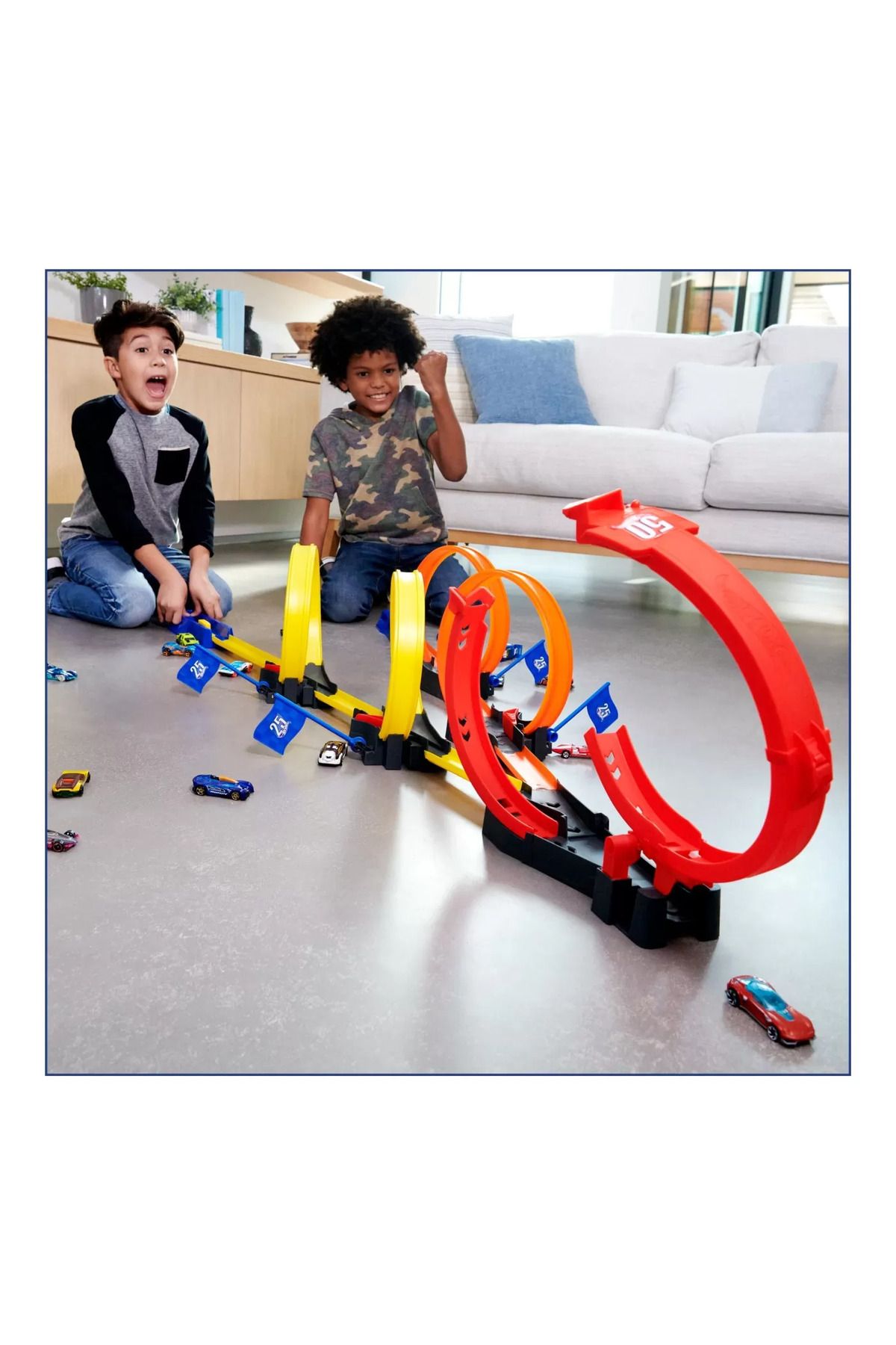 mattel-Hot Wheels Action Double Loop Track 4