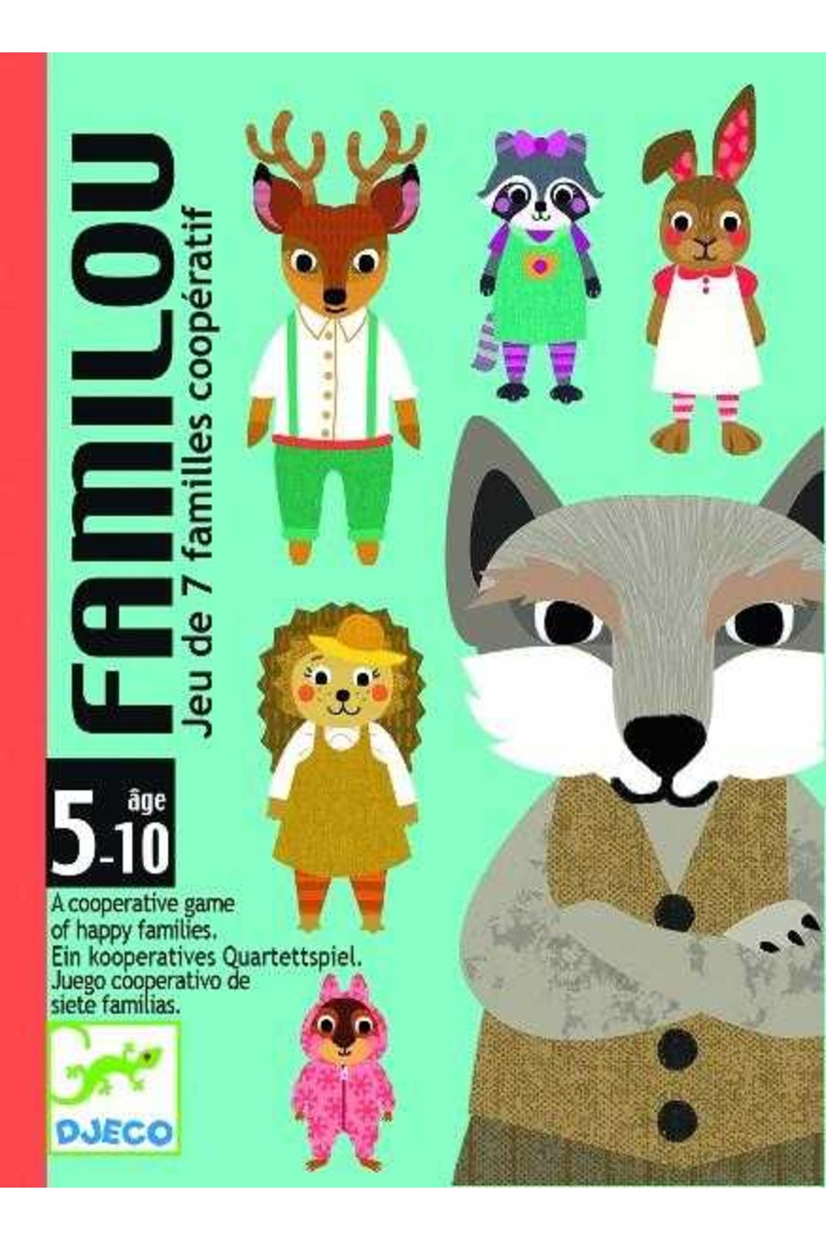 djeco Joc De Carti De Cooperare Familou - One Size