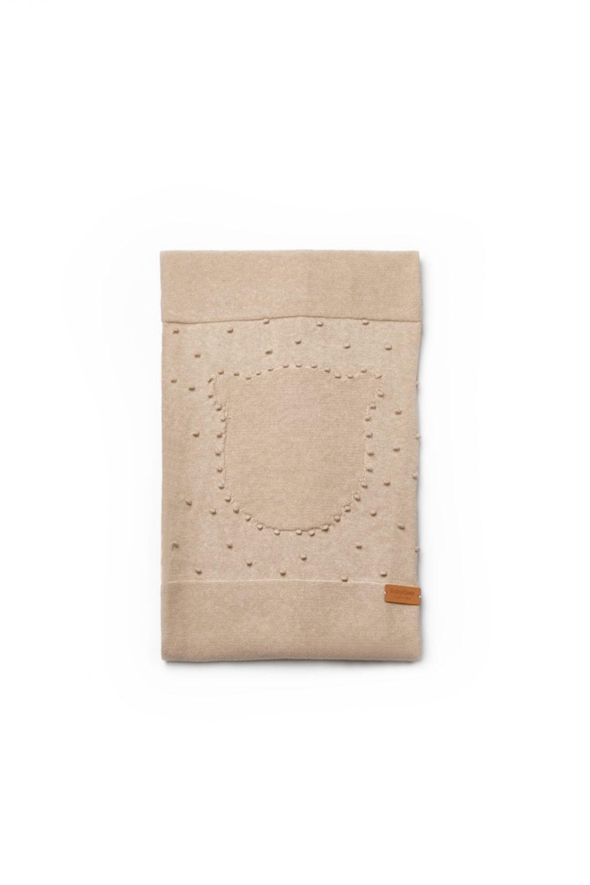 BabyCosy Organic Wear-Baby Knitwear Blanket, 100% Organic Cotton, Baby and Newborn Series-85X85 cm 2