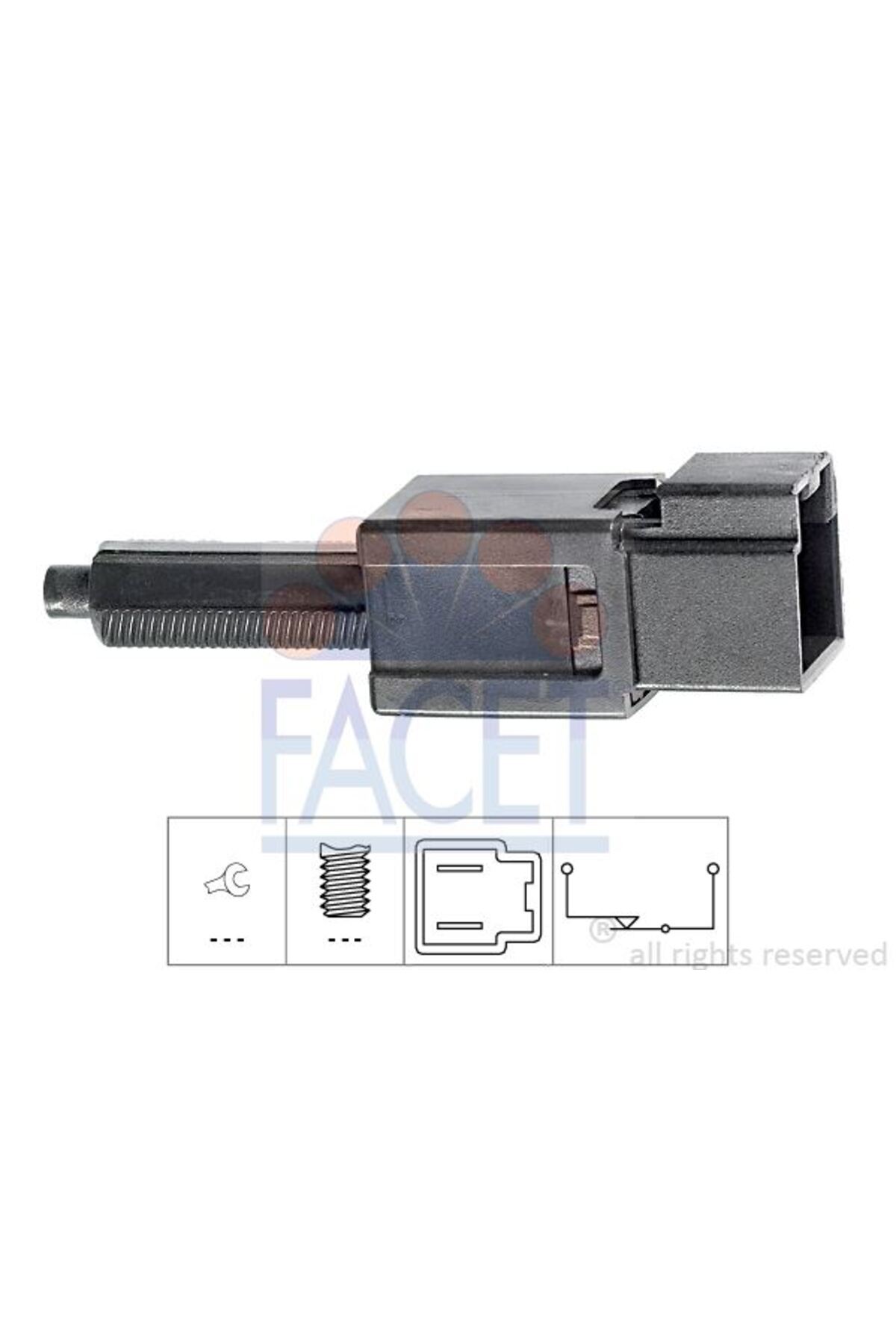 FACET FREN PEDAL MUSURU NISSAN QASHQAI 2007 - 2013 - XTRAIL 2001 - 2013 - PRIMERA 1996 -> MICRA 2003 -> J