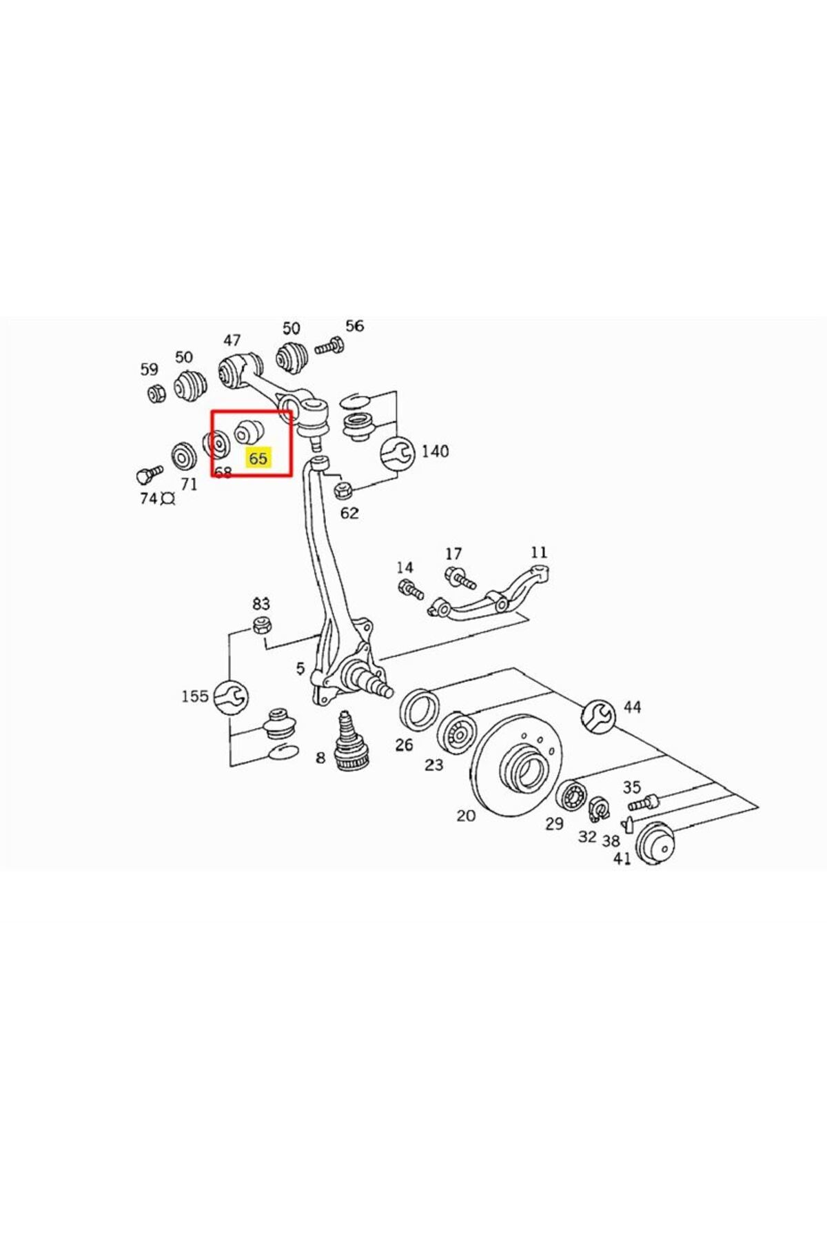 FEBİ SALINCAK BURCU ON (KONIK LASTIK) W123 80>85 S123 80>85 C123 80>85 W116 72>80 W126 85>91 C126 85>91
