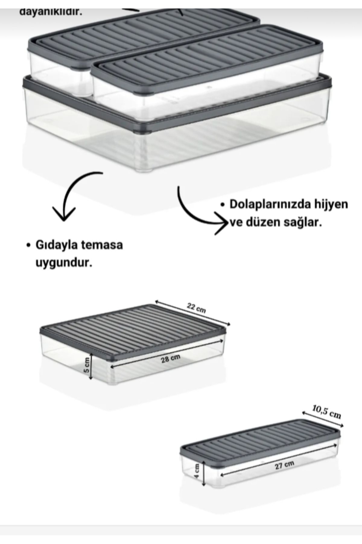 VZN-Deep Freezer Fridge Organizer Storage Container Icebox Storage Container Microwave Container 2