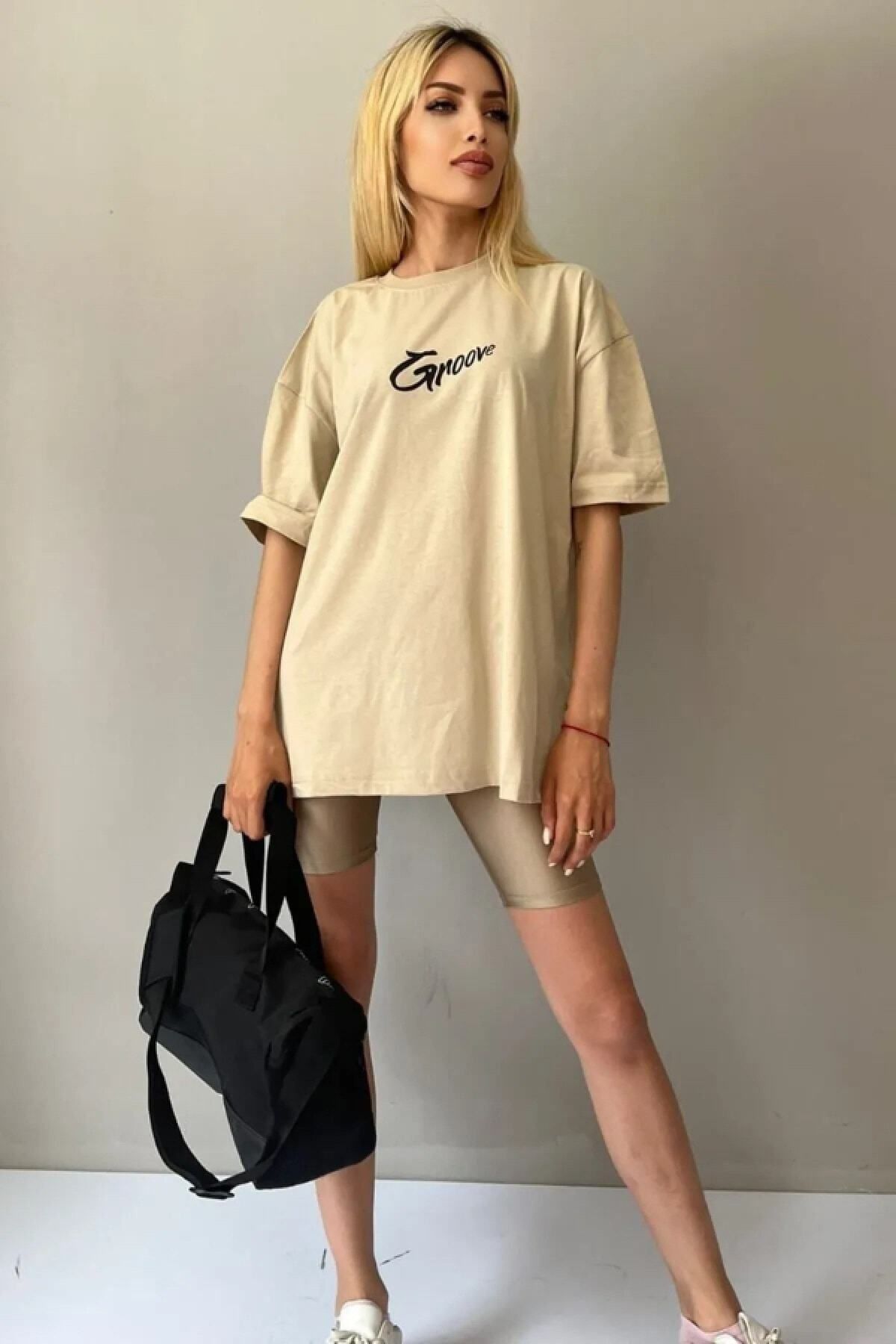 Tarzsokak Groove Ön Ve Arka Baskılı Oversize