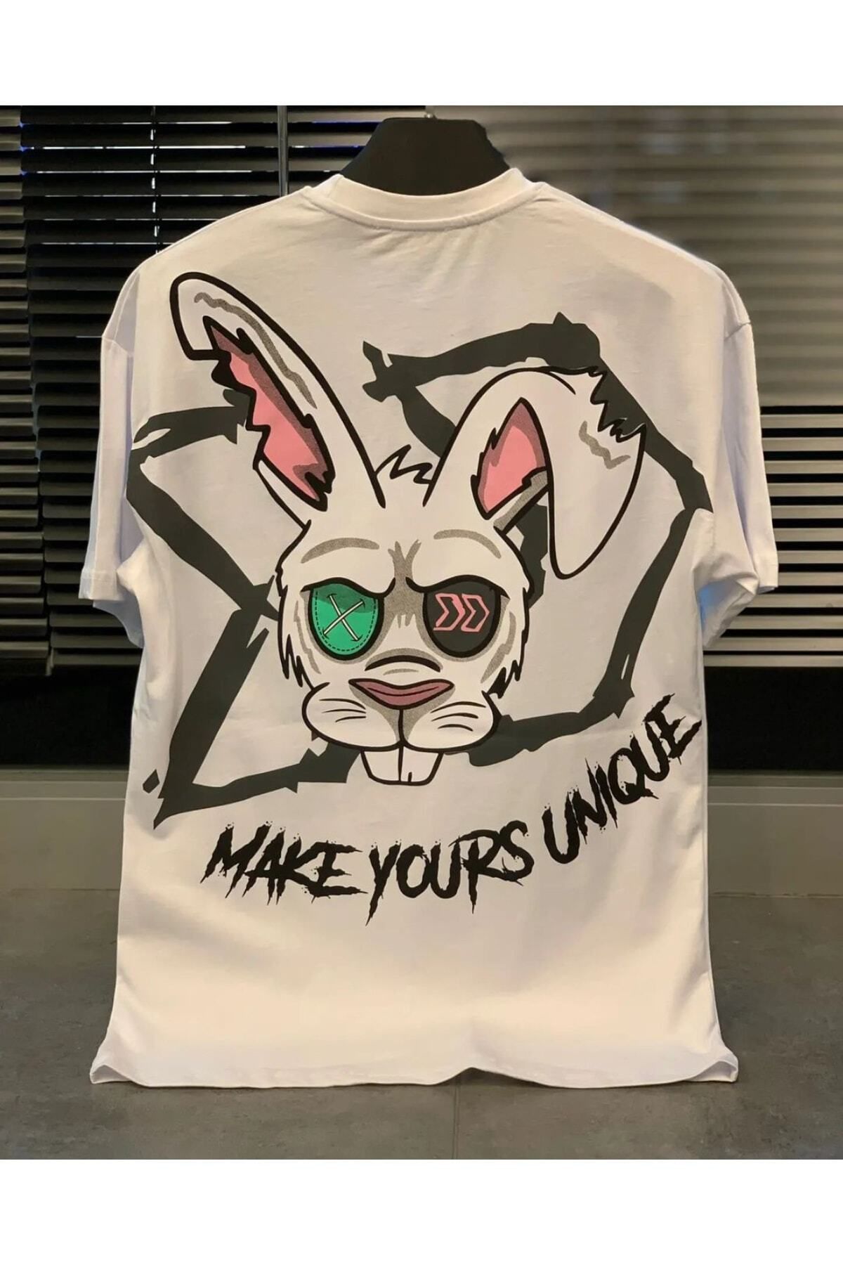 Tarzsokak Make Yours Unique Baskılı Oversize Unisex Pamuk