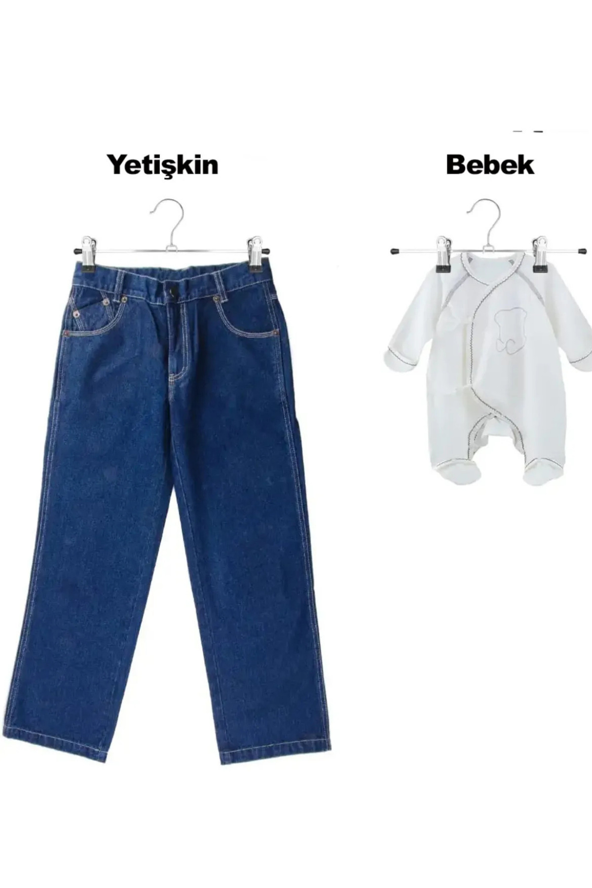 CNGZSHOP 2 Adet Metal Etek Pantolon Sütyen Çorap Gömlek Palto Kravat Bebek Askısı fotoğrafı 3 (önizleme)