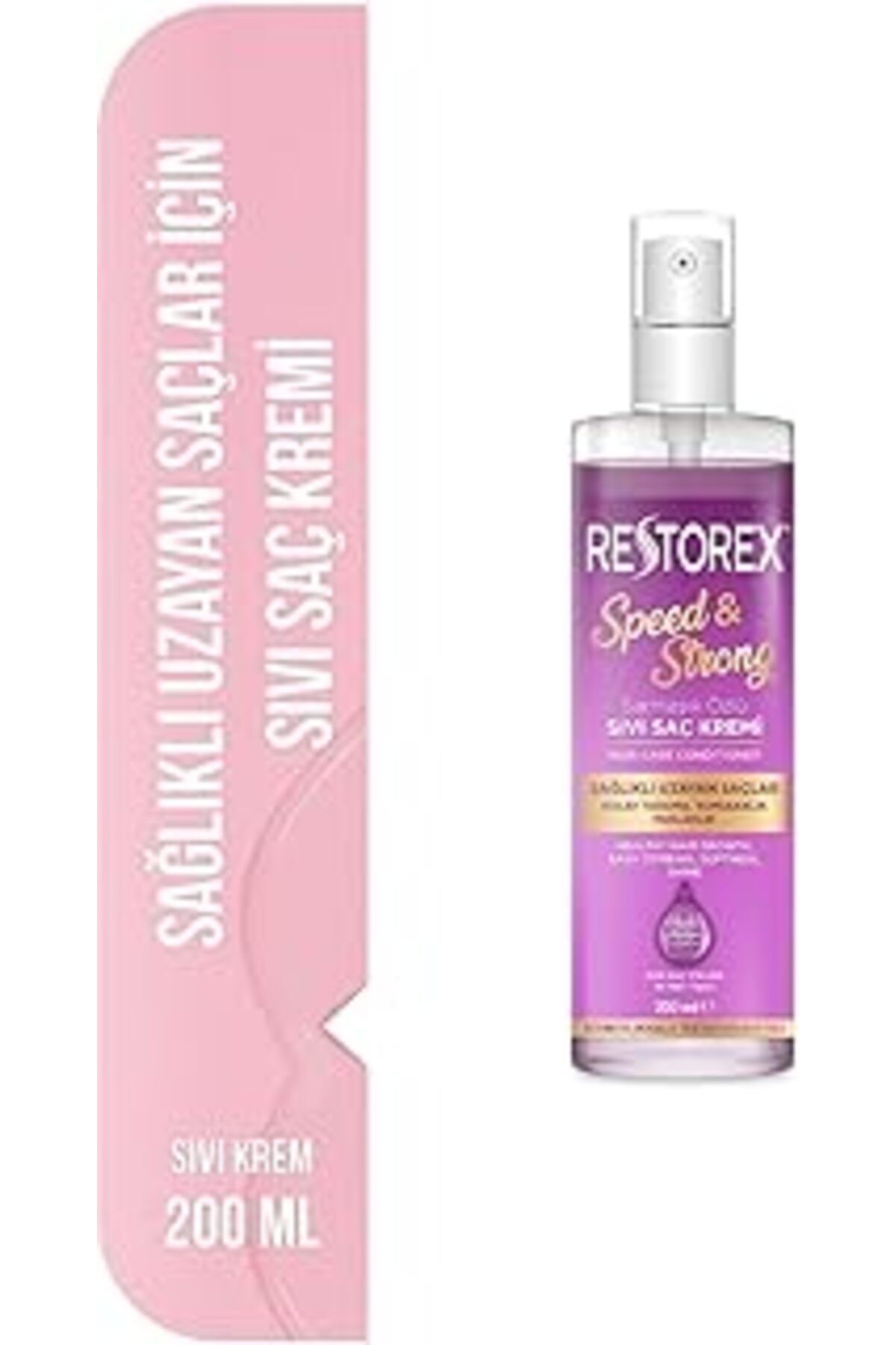 Qedii Restorex Sağlıklı Uzama Etkili Sıvı Saç Kremi 200 Ml