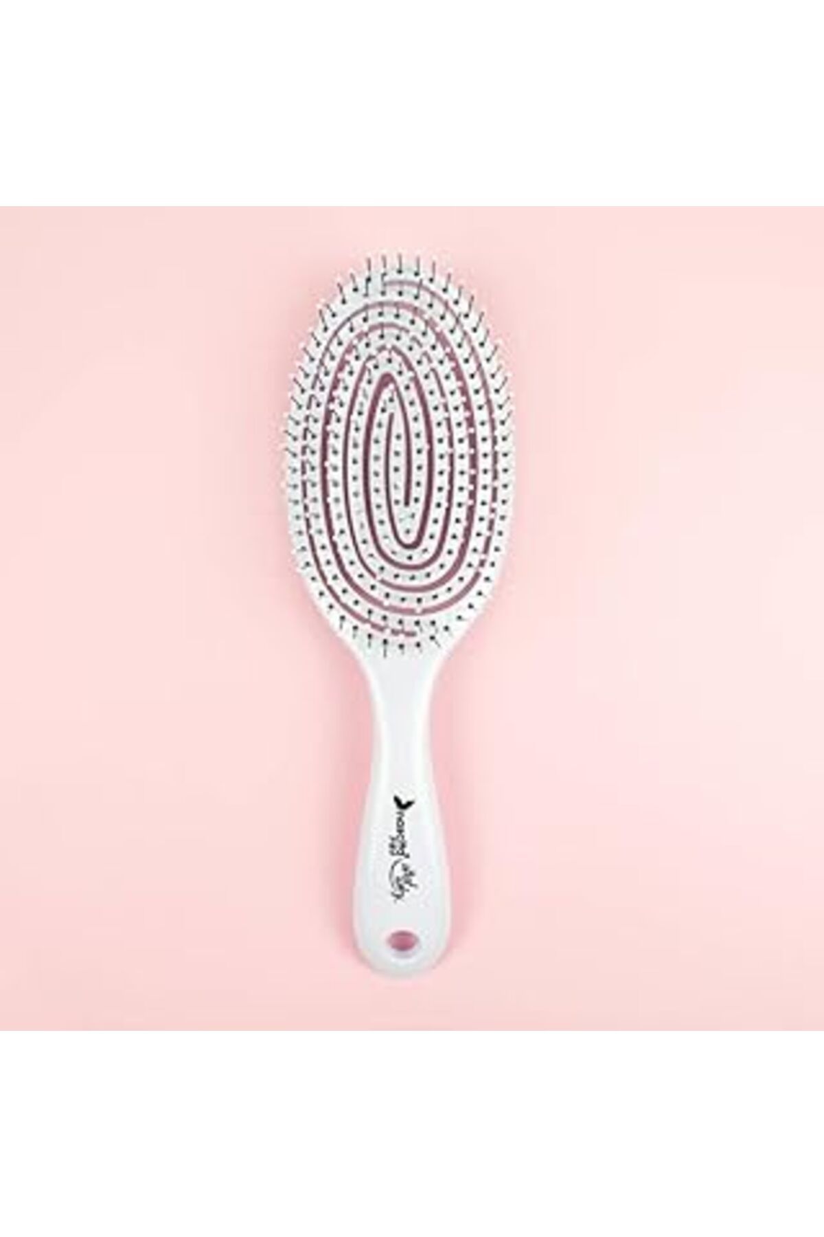 Qedii Pro Üç Boyutlu Oval Saç Fırçası-03 Beyaz 1 Paket(1 X 1 Adet)