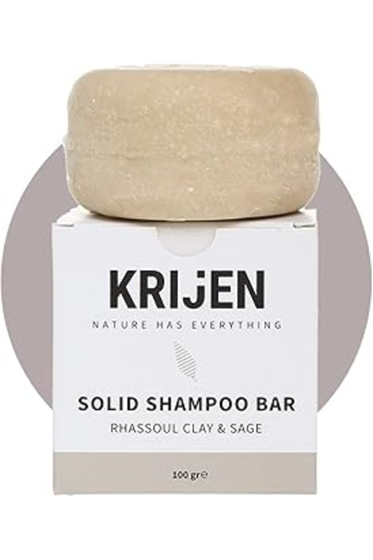 Qedii Rhassoul Kili & Adaçayı Katı Şampuan 100 Gr