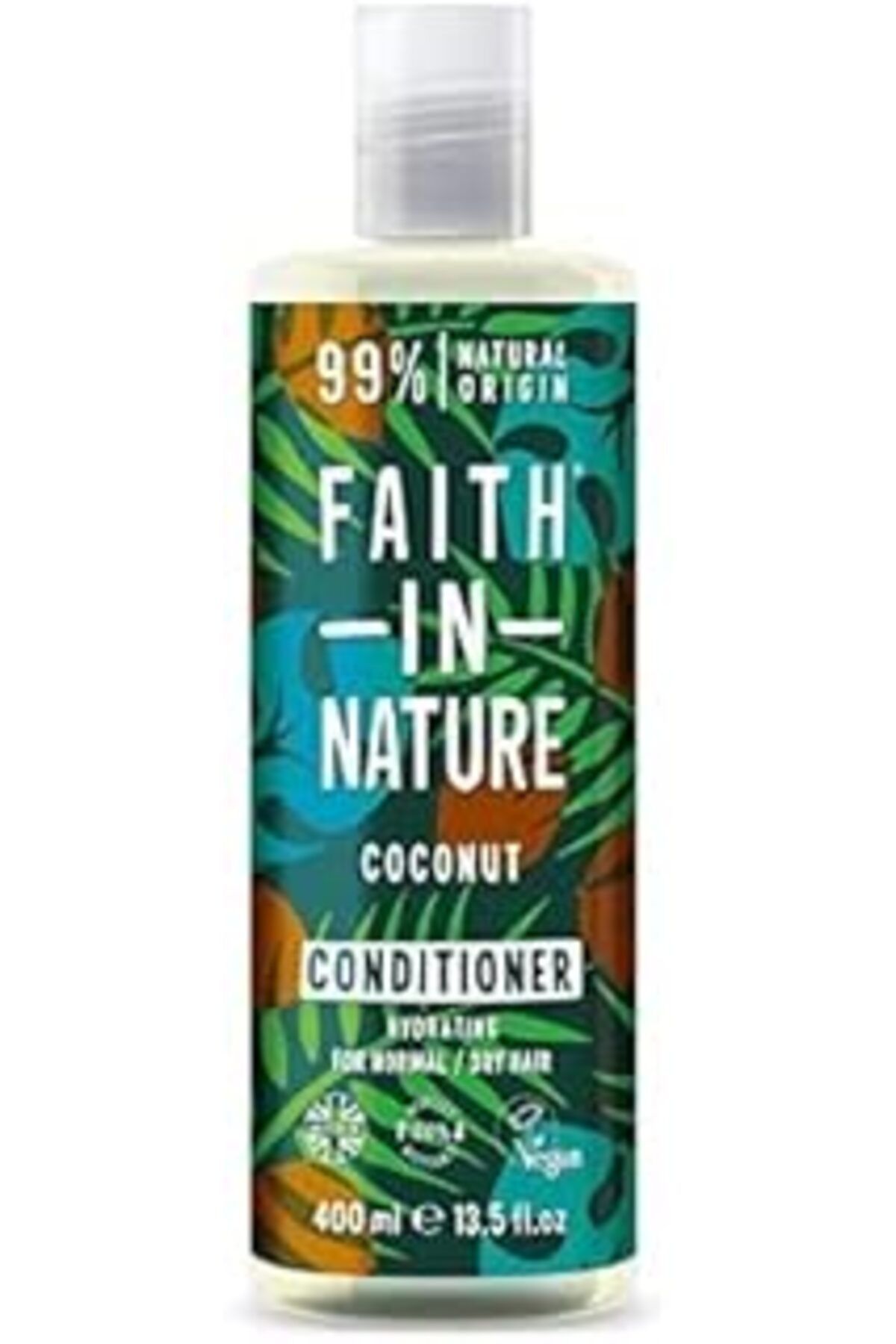 Qedii Faith In Nature Coconut / %99 Doğal İçerikli Saç Bakım Kremi-Nemlendirici Hindistan Cevizi Normal&K