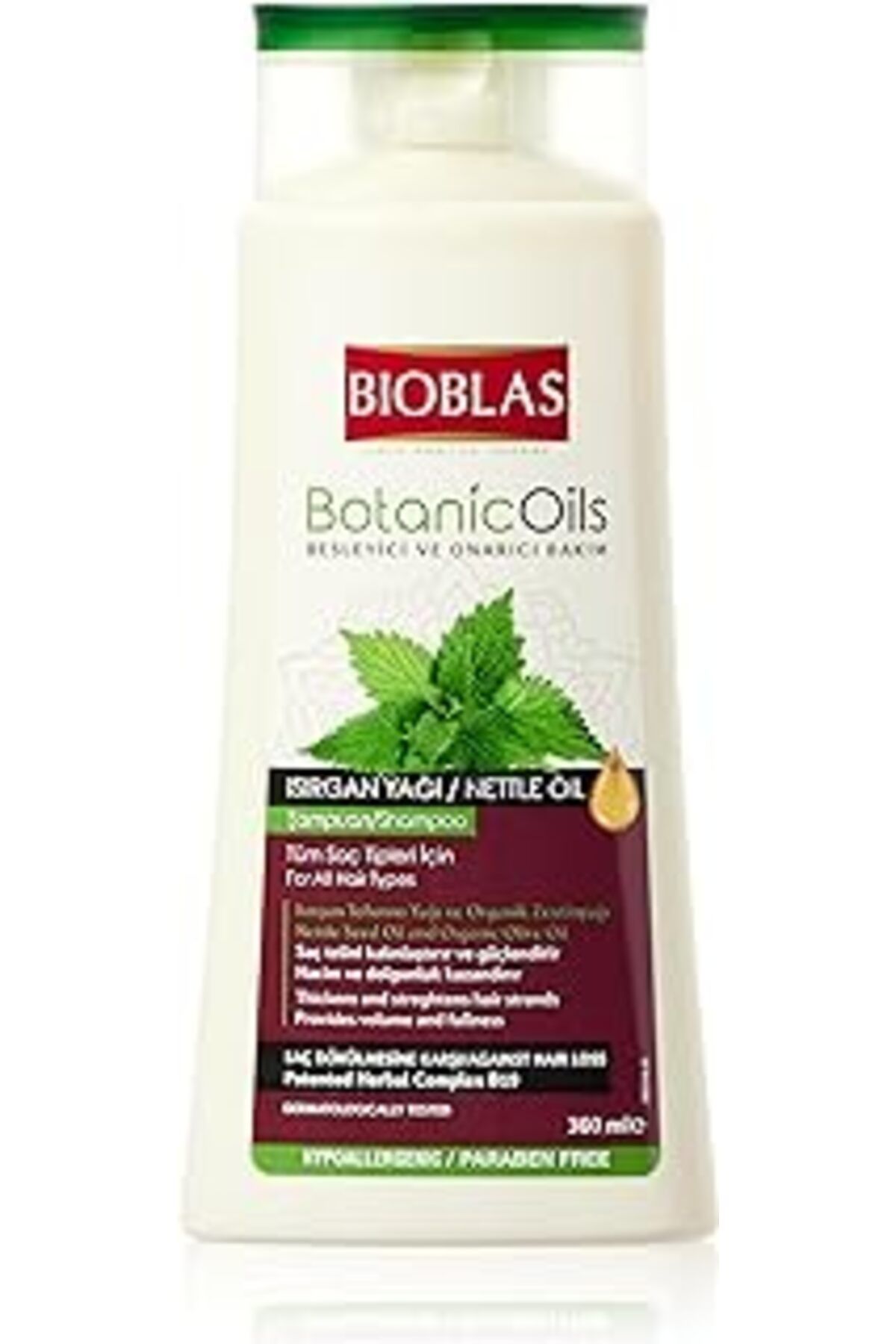 Mu Art Ahşap Botanic Oils Saç Dökülmesine Karşı Isırgan Yağlı Şampuan (360 Ml)