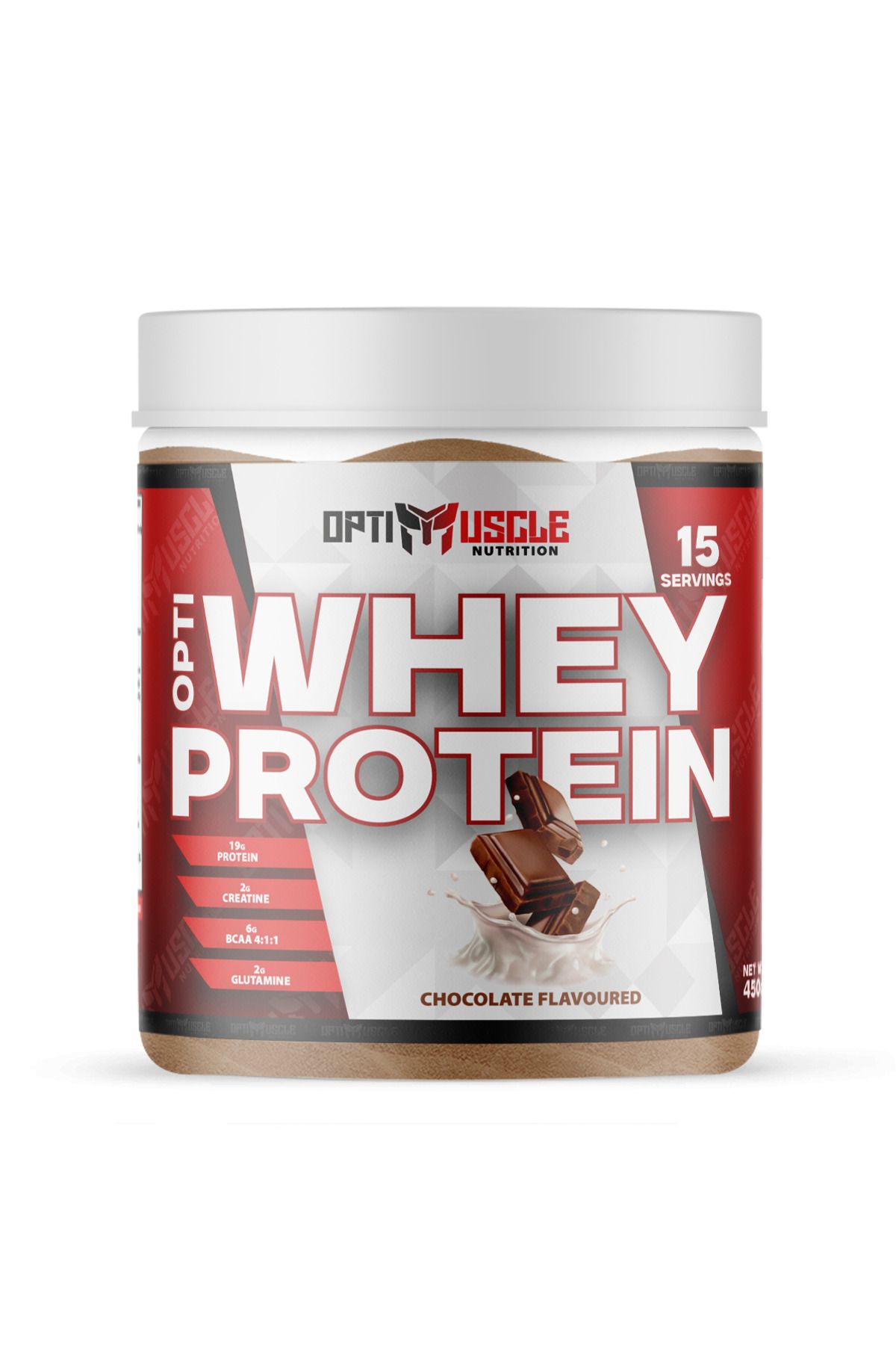 Optimuscle Nutrition Opti Whey Protein Çikolata - 450g - 15 Servis