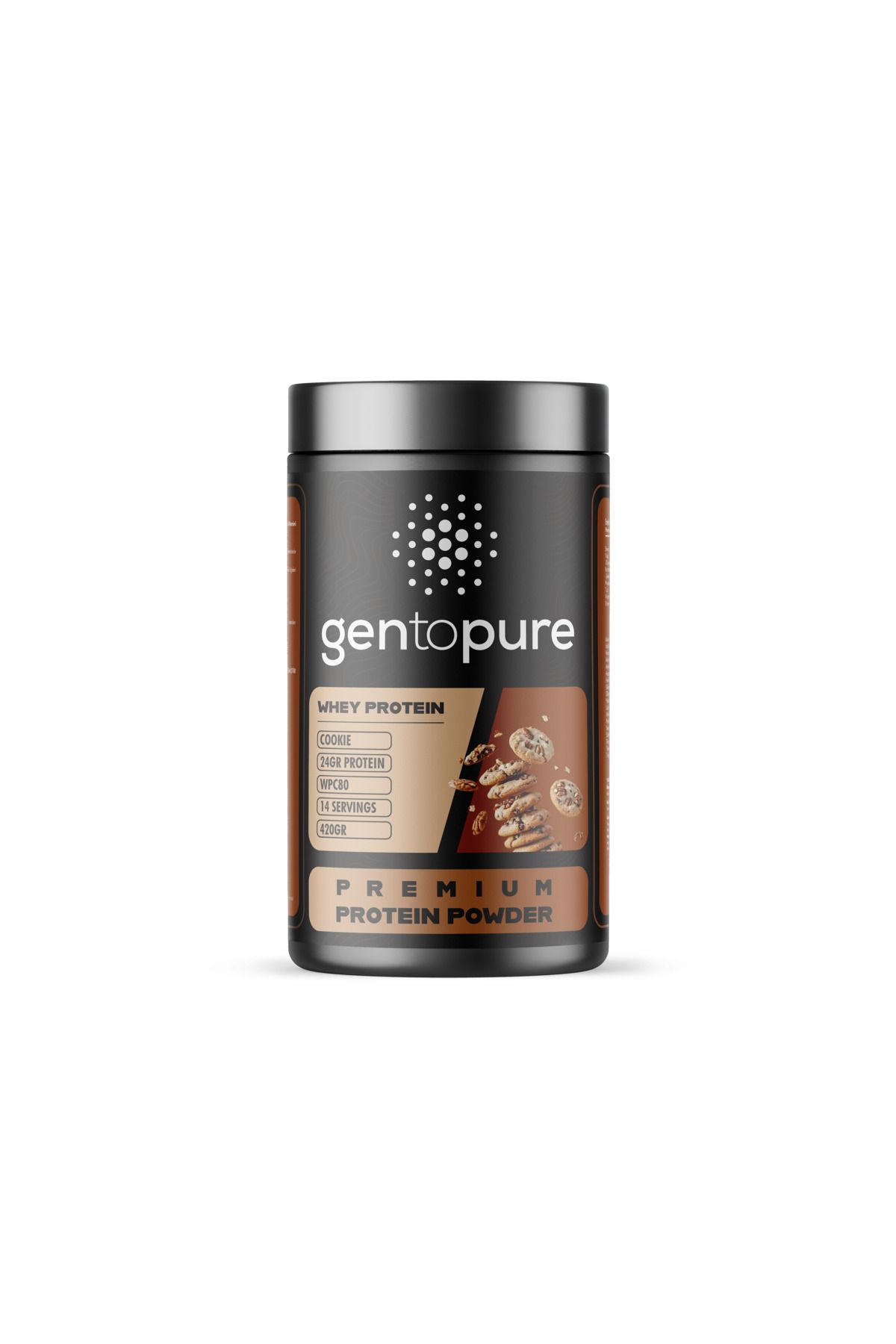 Gentopure WHEY PRO - WPC 80 - 420G ( COOKİE )