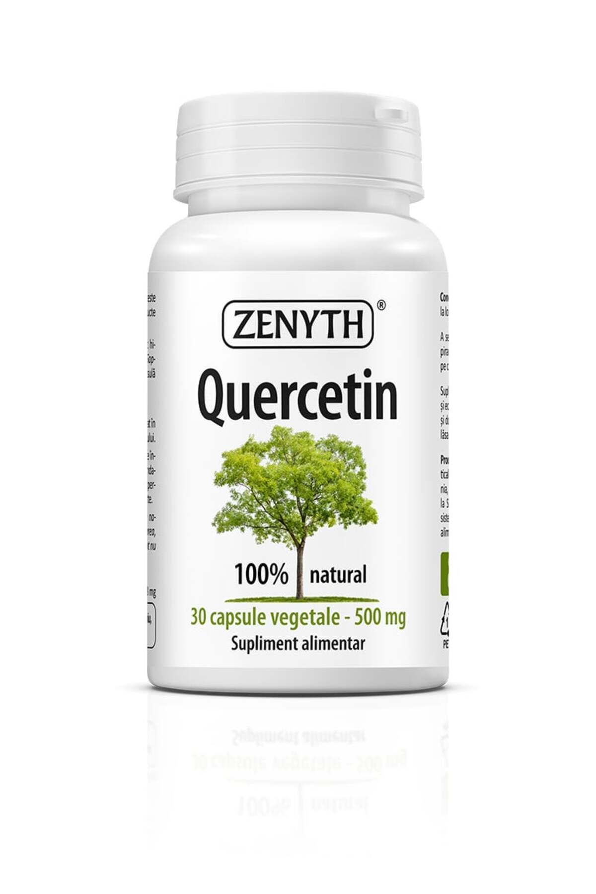 ZENYTH Quercetin, 30 Capsule, Antioxidant, 100% Natural, Pentru Imunitate Si Controlul Alergiilor, - One Size
