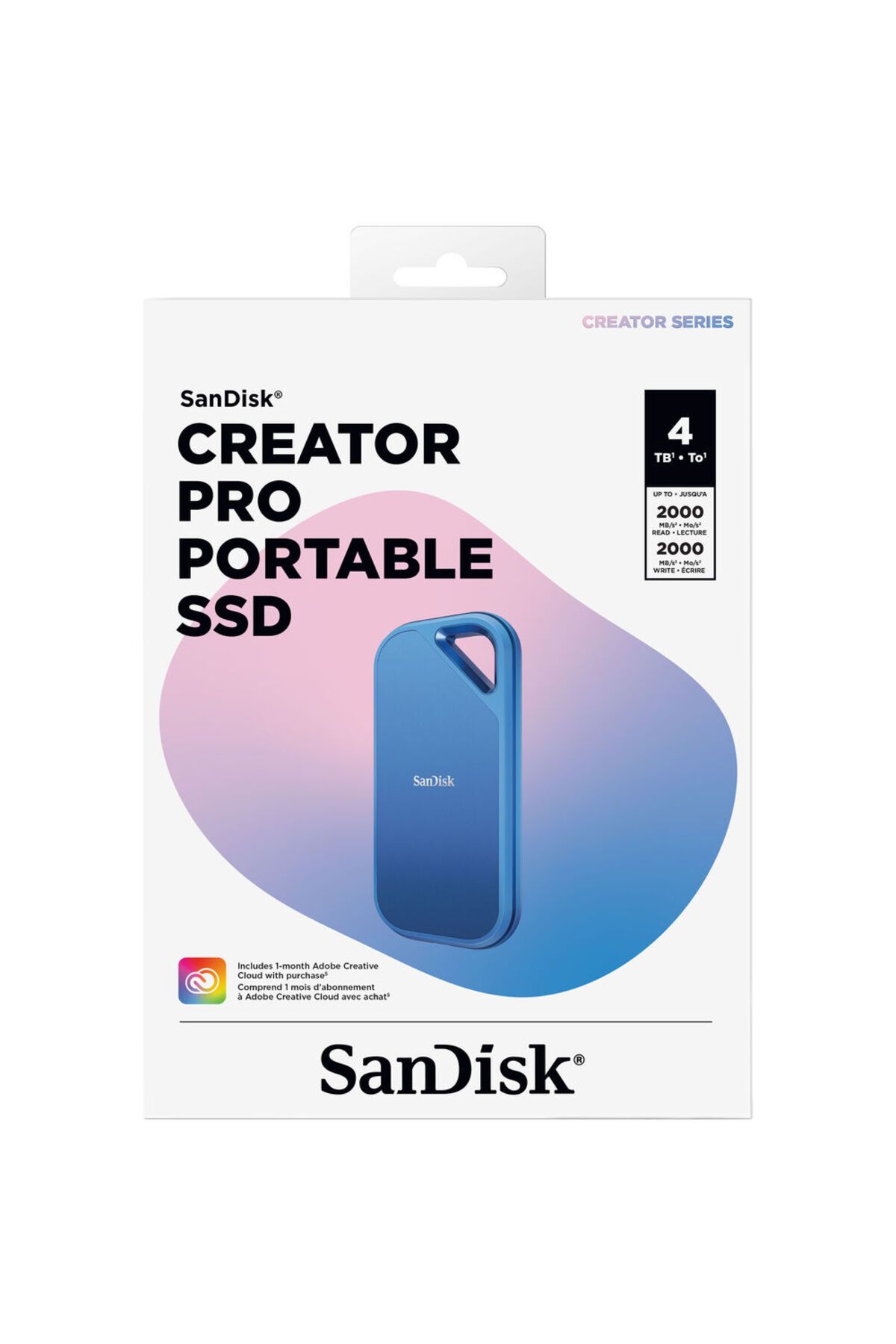 SanDisk-Portable Ssd Creator Pro 4Tb 2000Mb/S Sdssde81C-4T00-G25 6