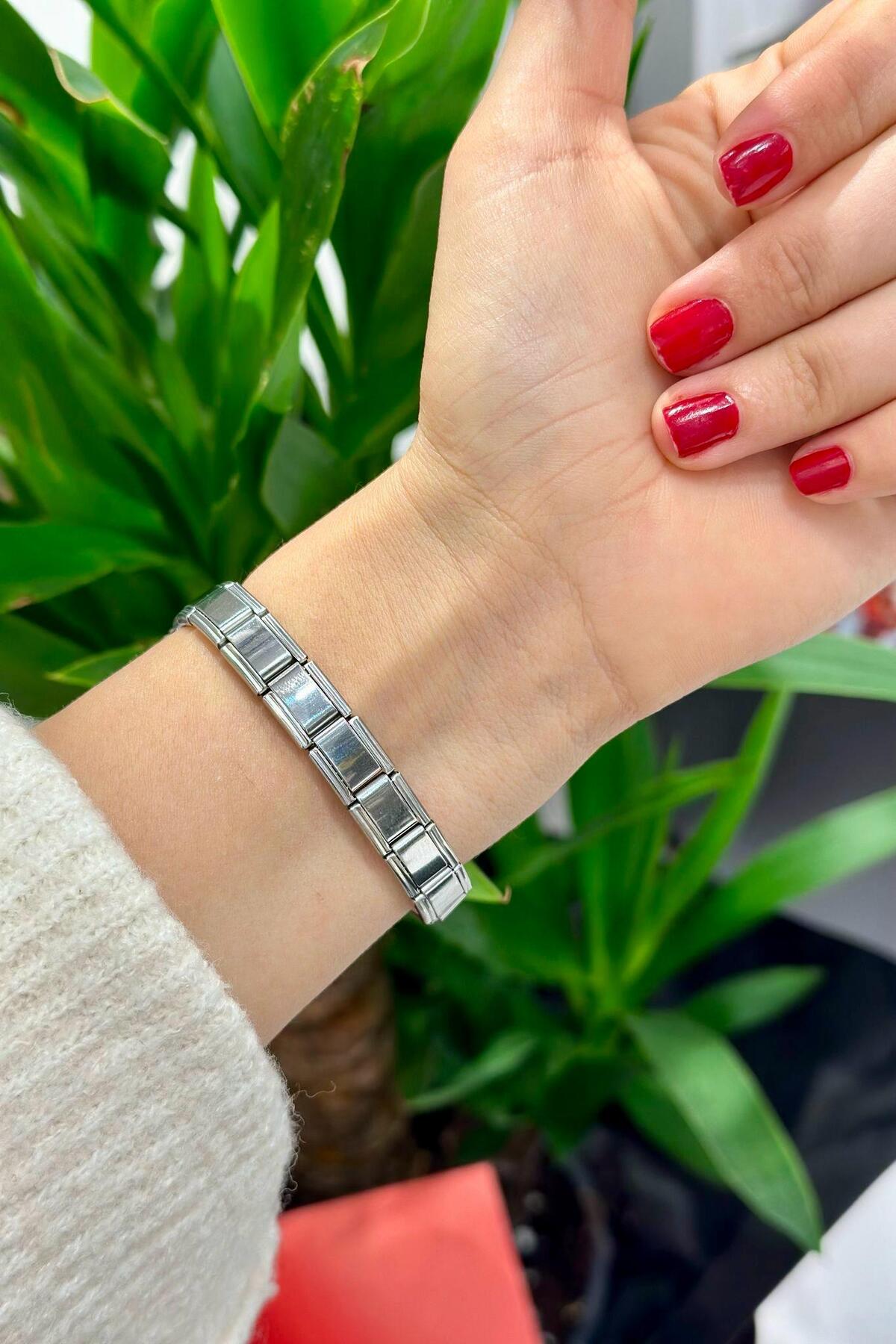 MİXY ACCESSORİES İTALYAN CHARM TAKILABİLEN ÇELİK SAAT görsel 6