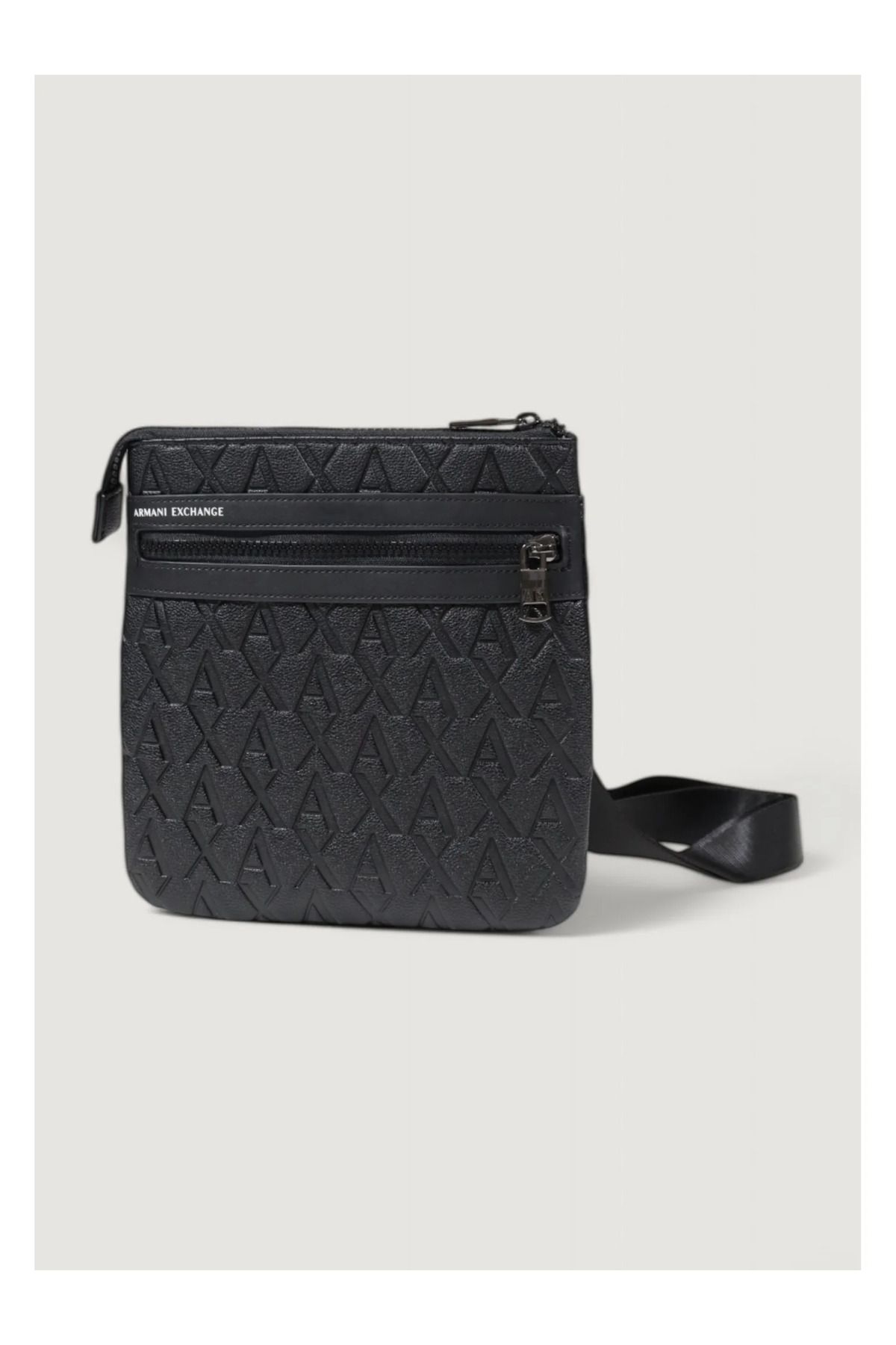 کیف شانه ای مردانه بند قابل تنظیم با استفاده از کیسه سیاه زیپ XM000579 AF12133 UC001 Armani Exchange