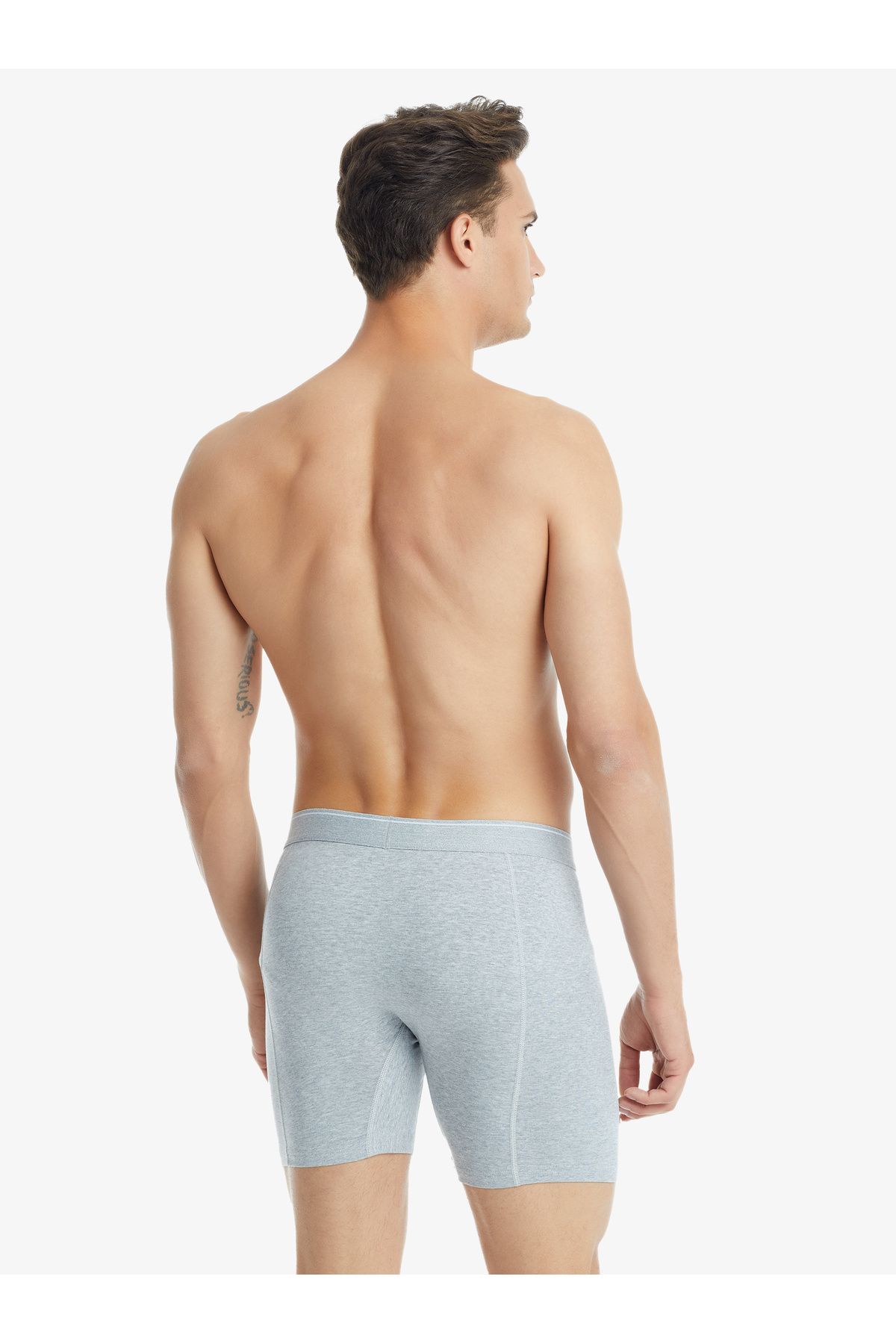 Blackspade-Men's Retro Boxers - Cotton Elastane, Tender Cotton 9216, Gray Melange 2