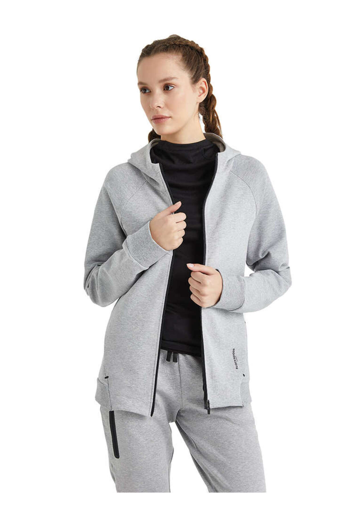 Blackspade Kadın Sweatshirt 80019 - Gri görsel 6