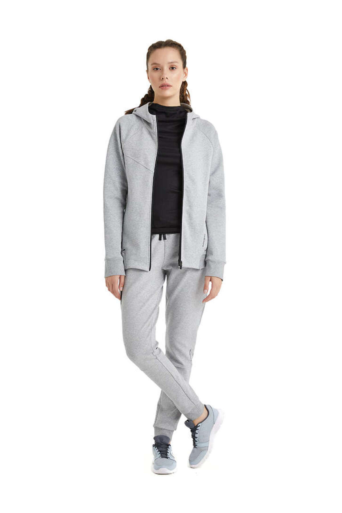 Blackspade Kadın Sweatshirt 80019 - Gri görsel 8