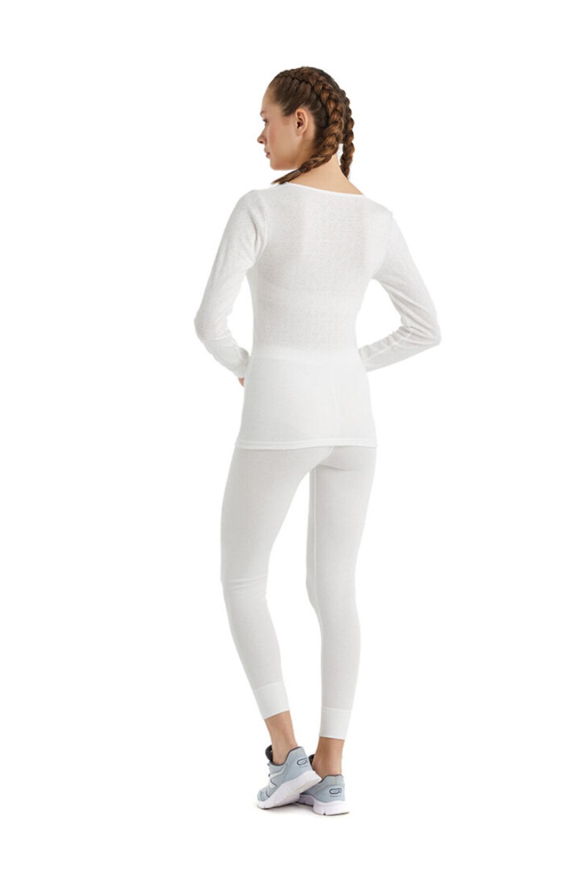 Blackspade-Women's Thermal Tank Top 1Level 1268 - White 5