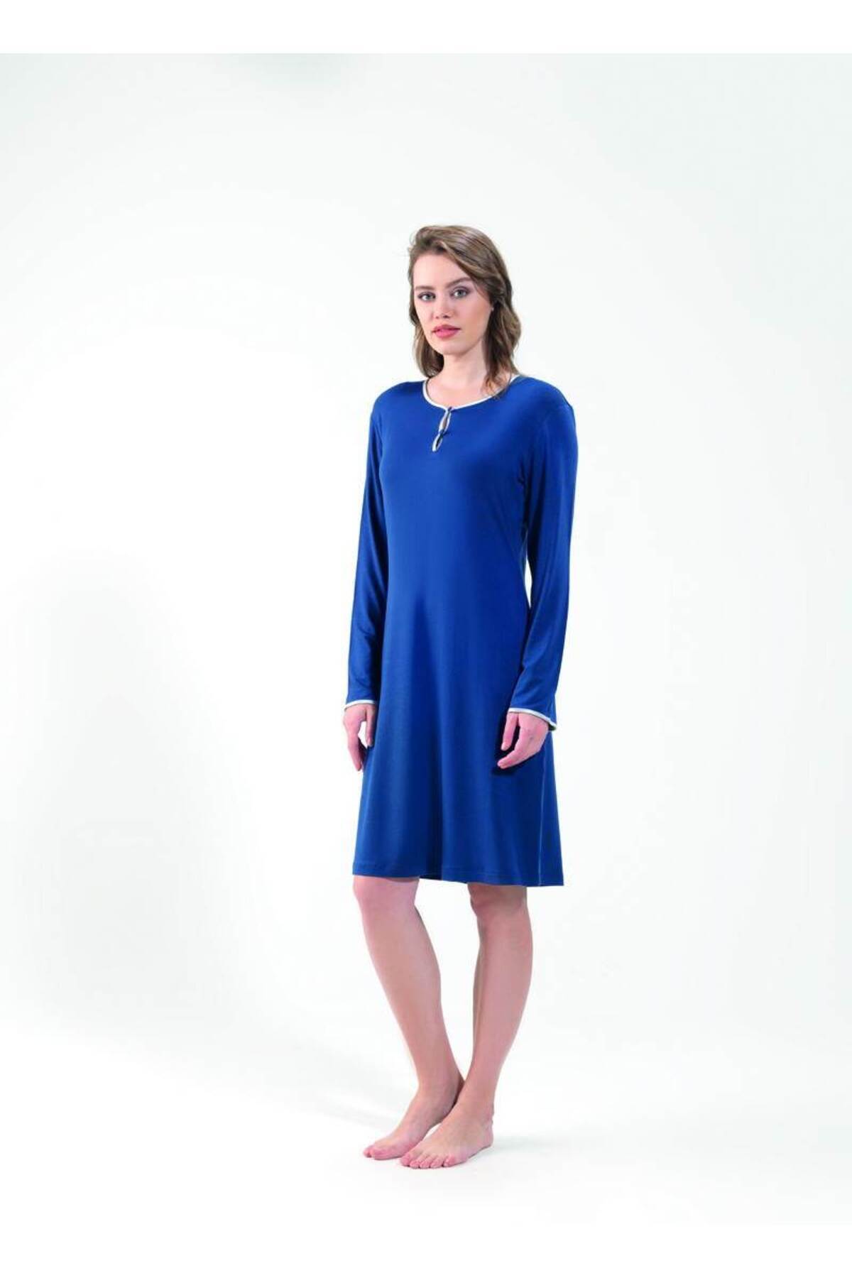 Blackspade Kadın Gecelik - 6557 - Lacivert