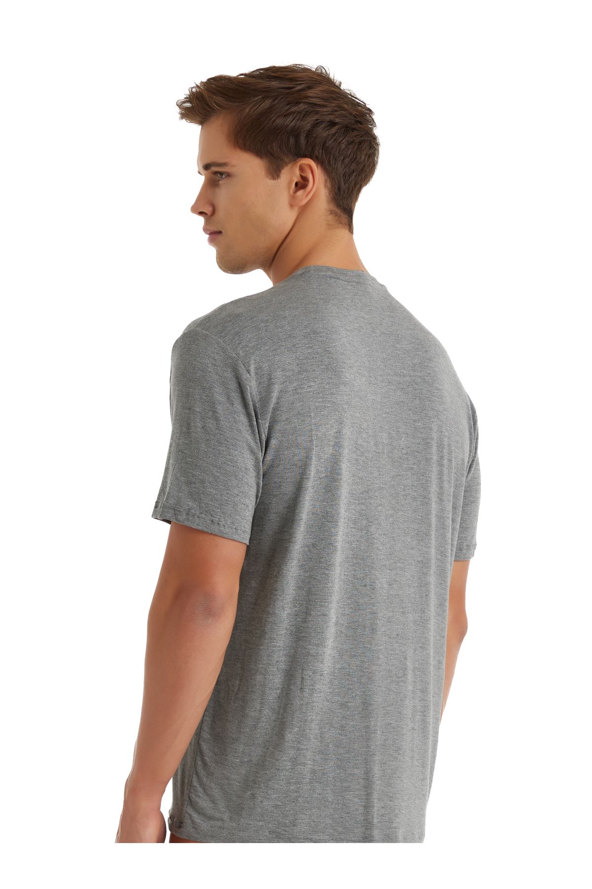 Blackspade-Undershirt Silver 9306 Men - Gray Melange 3