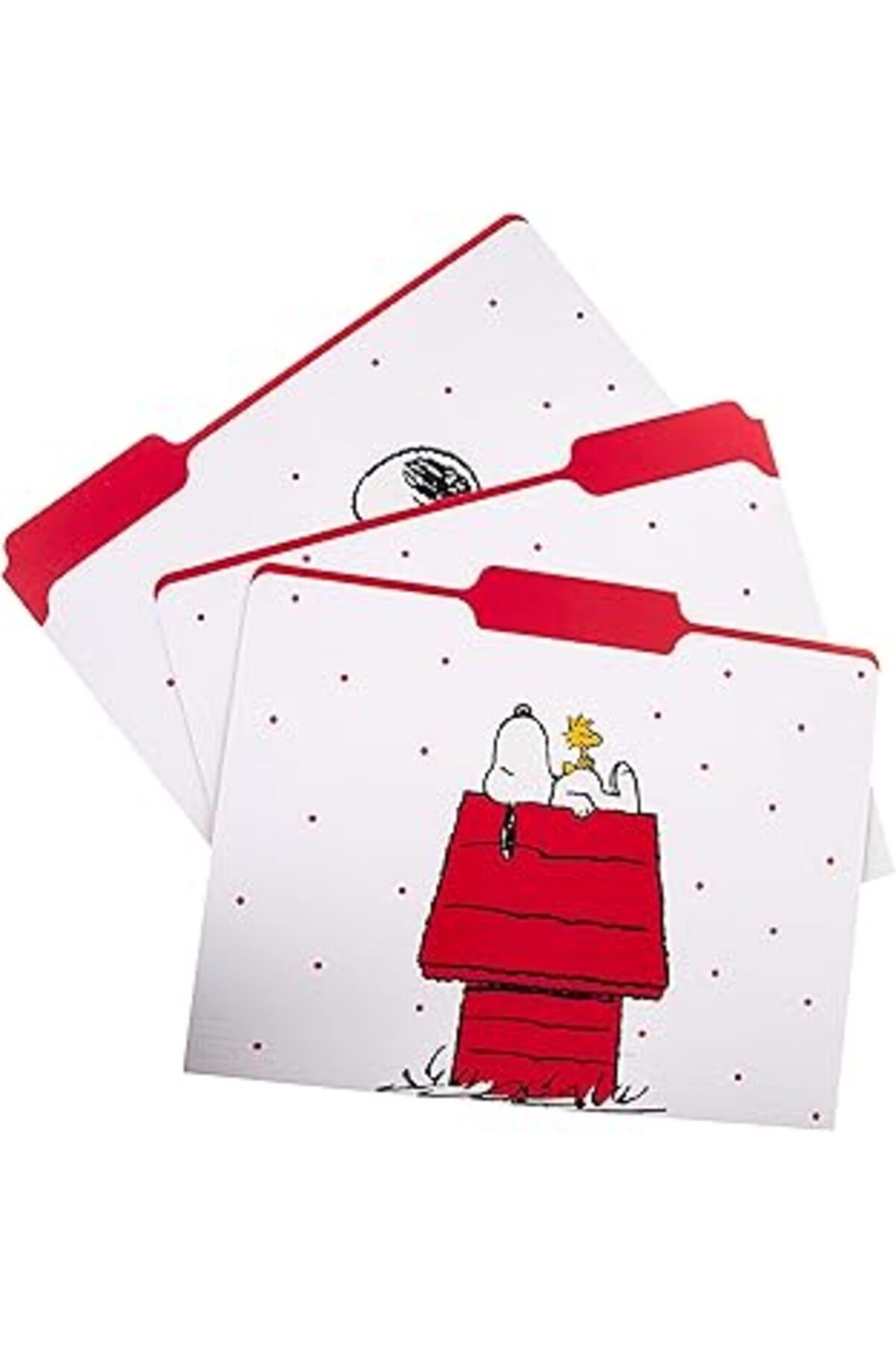 Mu Art Ahşap Graphique Klasör Seti "Snoopy" - Dosya Seti 9 Klasör Ve 3 Benzersiz Go-Getter Tasarımı, Dayanıklı,