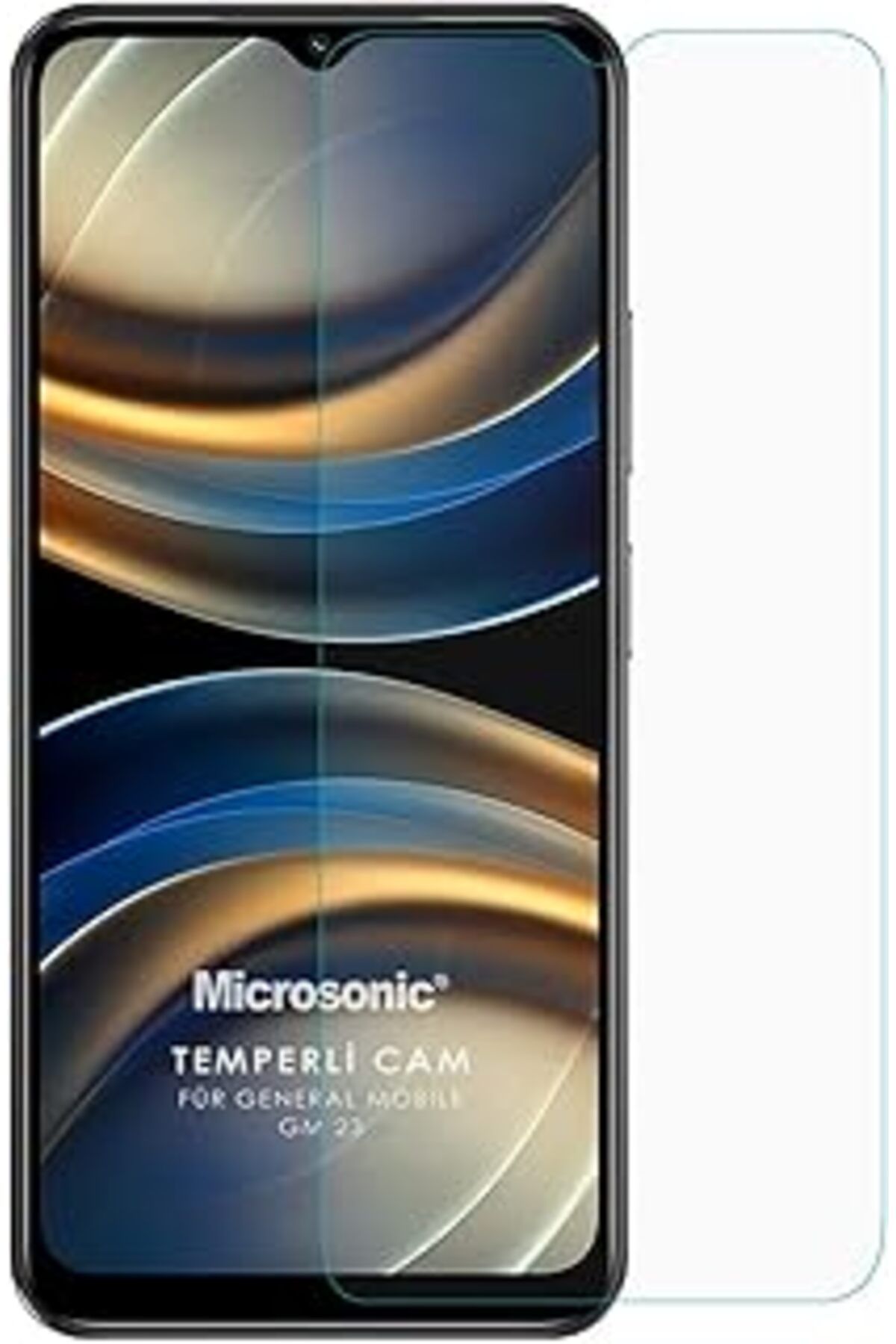 Pazarcan Microsonic General Mobile Gm 23 Tempered Glass Cam Ekran Koruyucu [Gm 23 Ile Uyumlu Ekran Koruyucu