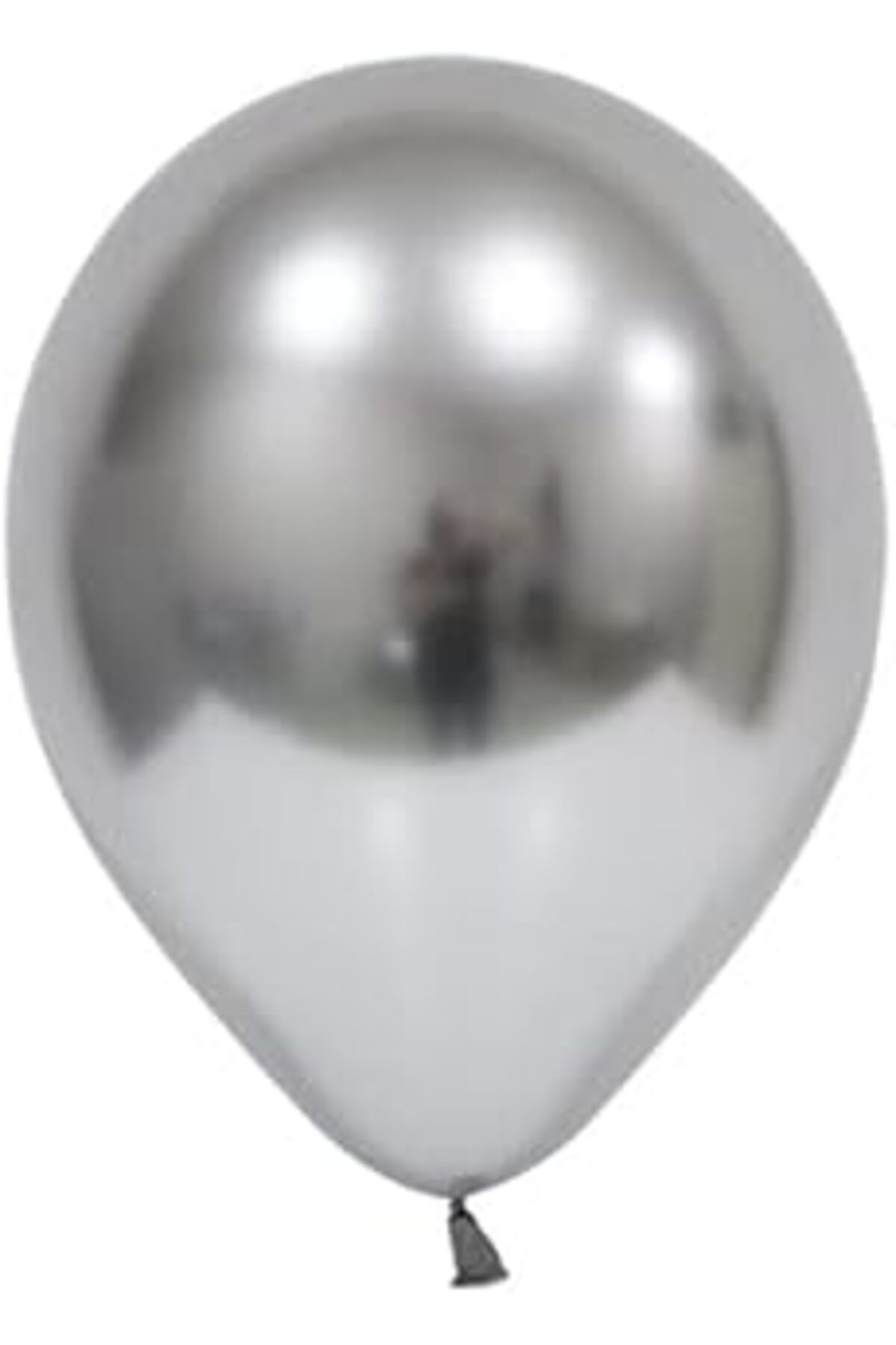 Mu Art Benim Marifetlerim - Gümüş Parlak Krom Balon 12 Inch 10 Adet