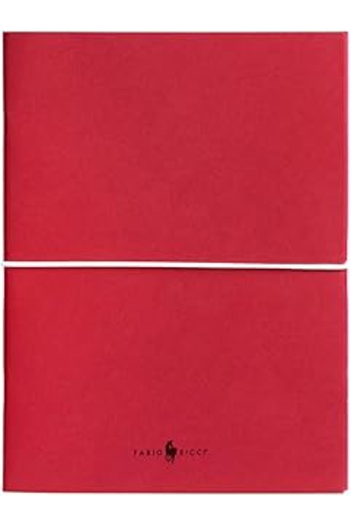 Mu Art Fabio Ricci Z Notes 19X24 Cm Kareli - Düz İkili Kırmızı Defter