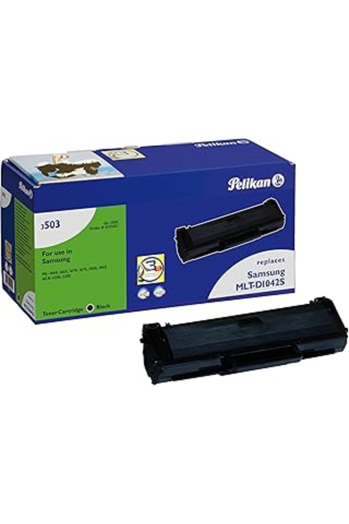 Mu Art Ahşap Pelikan Mika Ofis - Bilgisayar 3503 Toner, Siyah