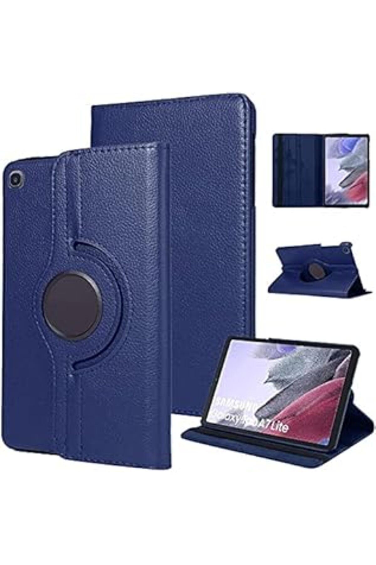Mu Art By Conners Galaxy Tab A7 Lite 2021 Sm-T225 8.7 Döner Standli Tablet Kilifi Lacivert